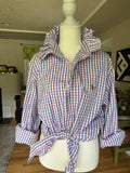 Ralph Lauren -Pink/Blue and White Plaid - Long Sleeve - Size XL