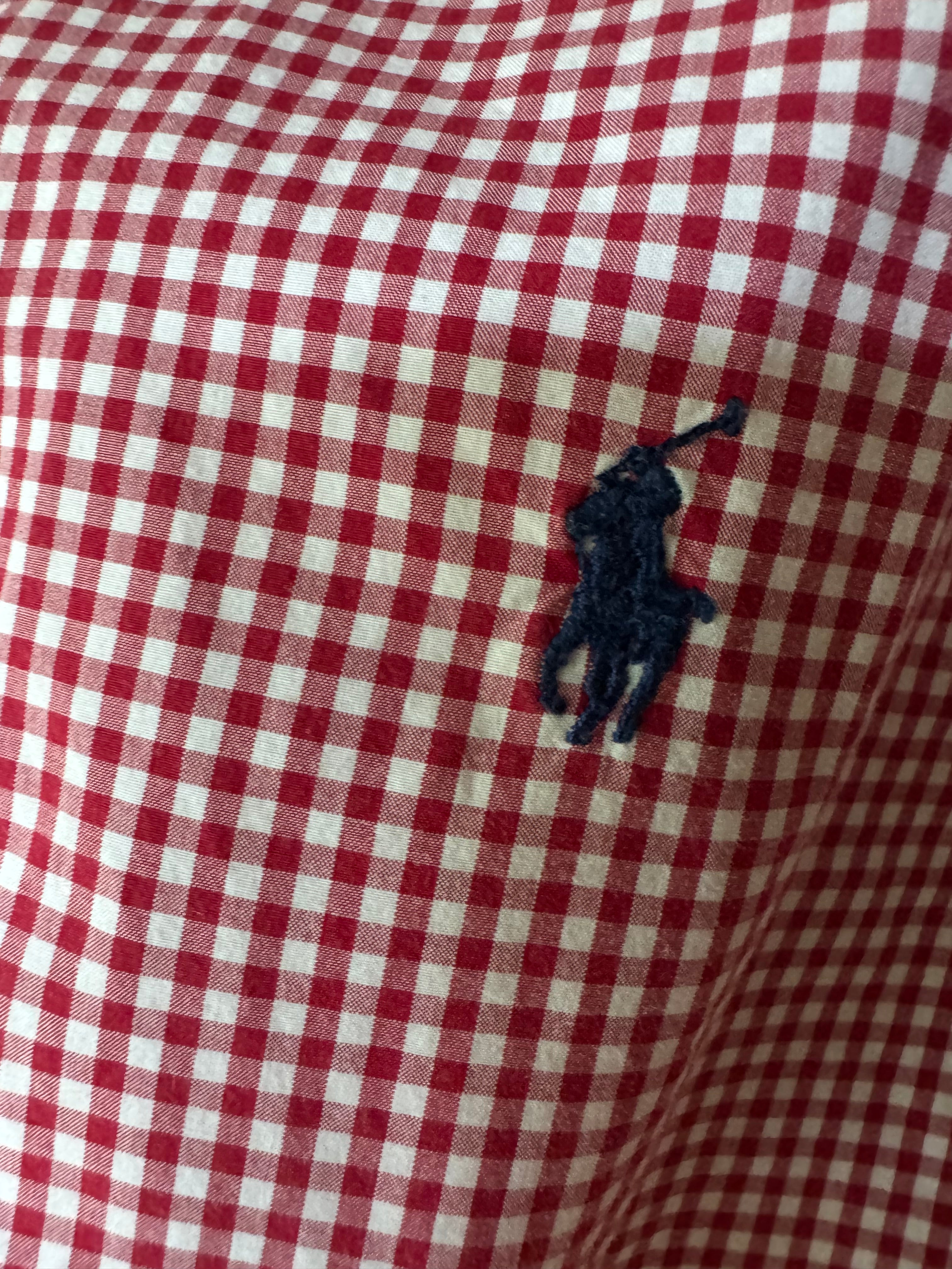 Ralph Lauren - Red Gingham - Long Sleeve - Size Medium