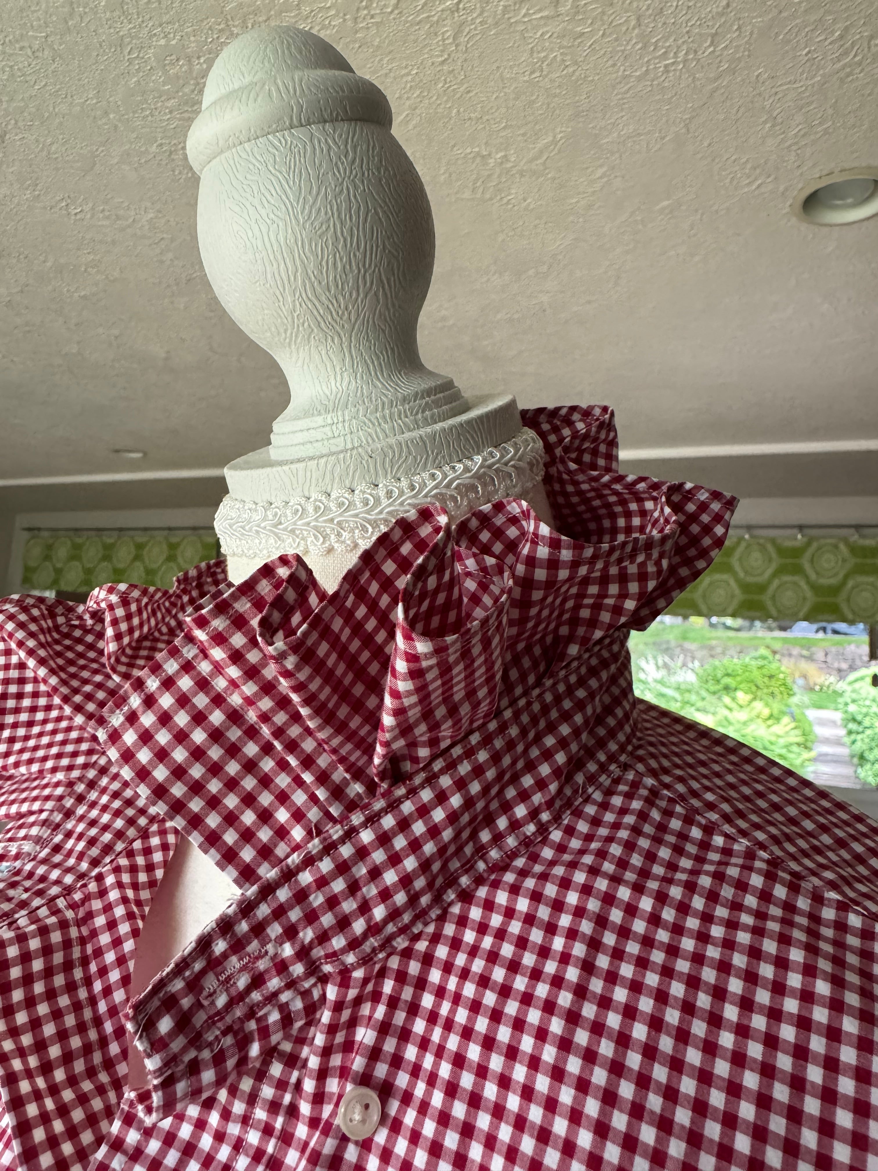 Ralph Lauren - Red Gingham - Long Sleeve - Size Medium