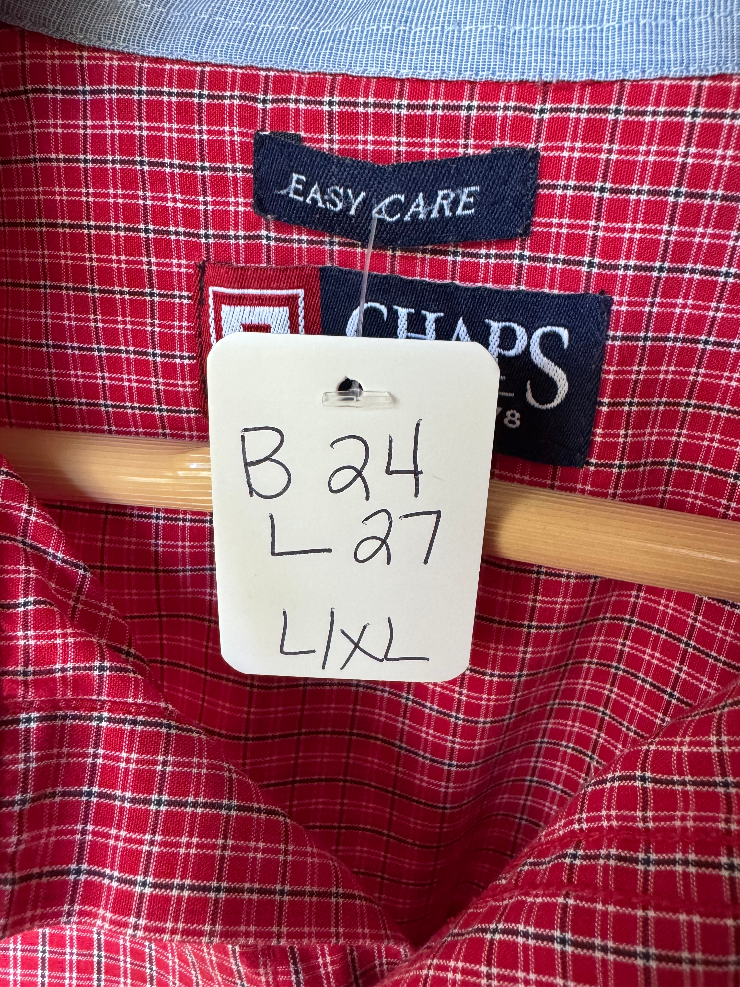 Red, White, Blue (denim too) - Chaps - Short Sleeve Size Large/XL