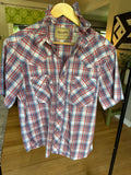 Red, White, Blue (denim too) - Wrangler - Short Sleeve Size Medium/Large