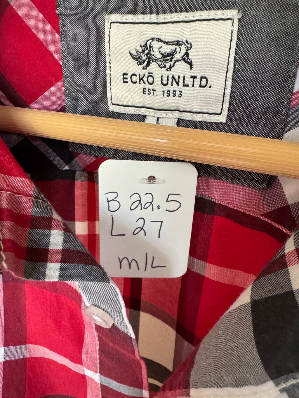 Red, White, Blue (denim too) - Ecko - Short Sleeve Size Medium/Large