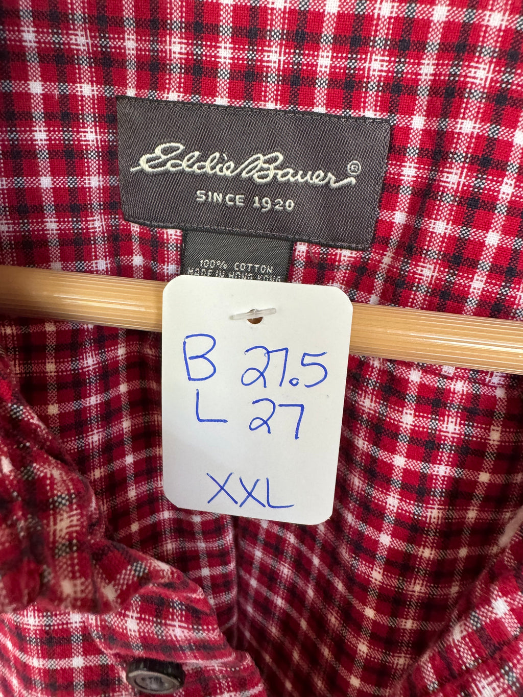 Red, White, Blue (denim too) - Eddie Bauer - Long Sleeve Size XXL