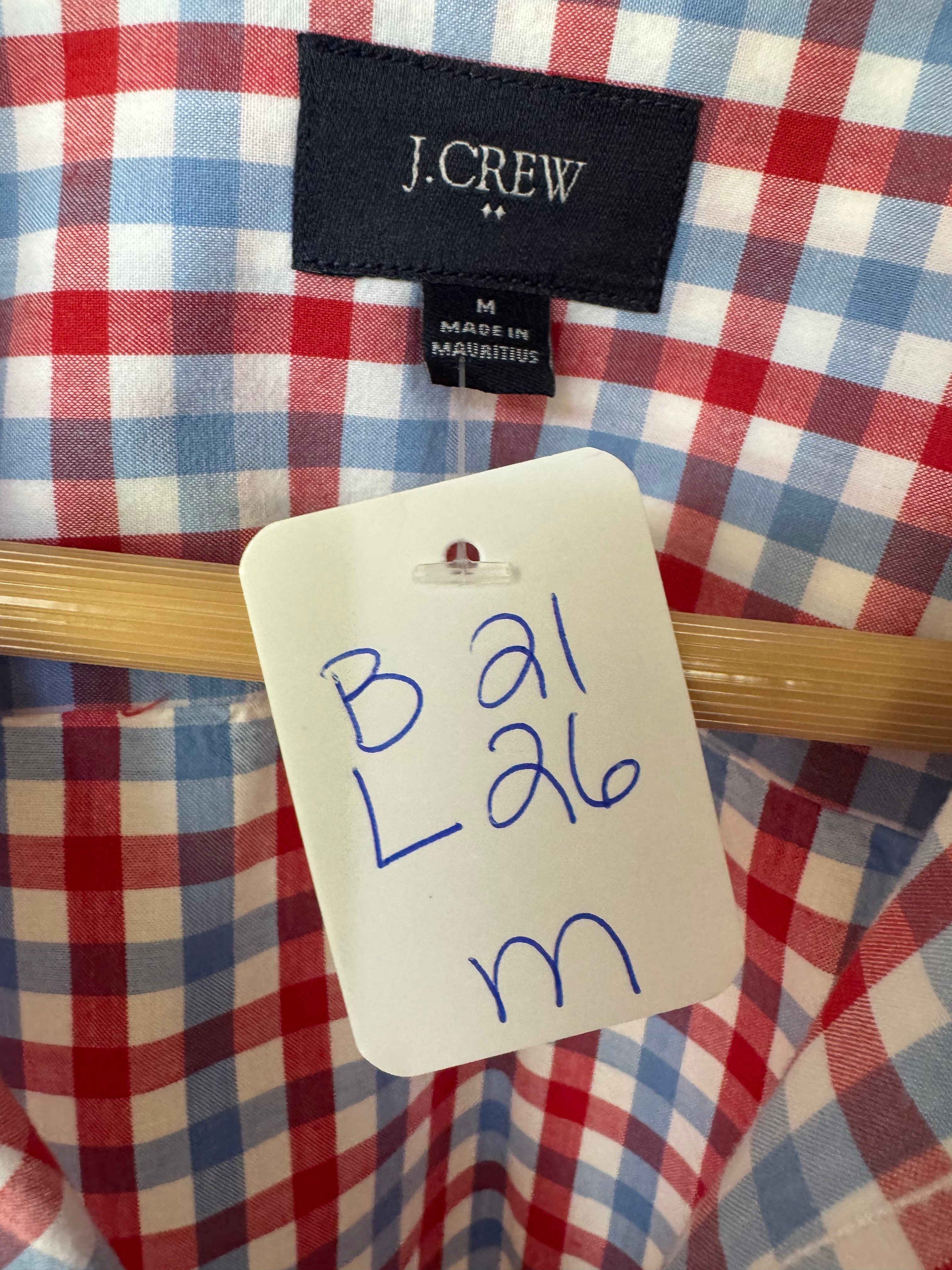Red, White, Blue (denim too) - JCrew- Long Sleeve Size Medium