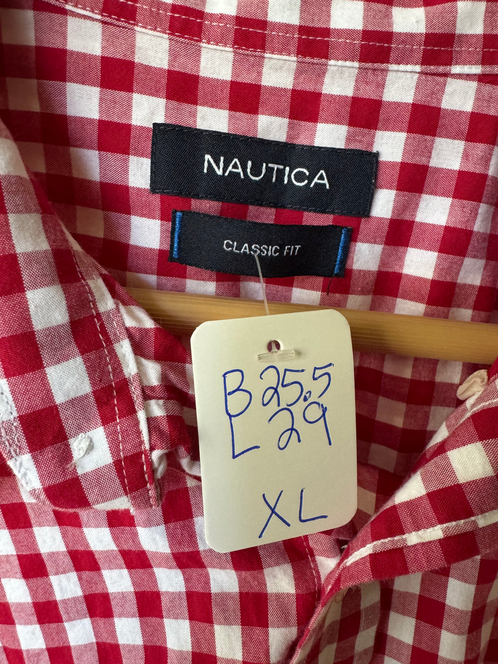 Red, White, Blue (denim too) - Nautica - Long Sleeve Size XL