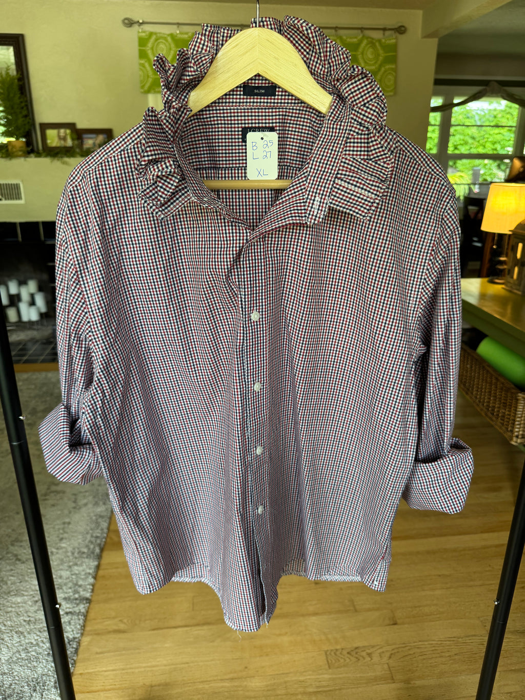 Red, White, Blue (denim too) - JCrew - Long Sleeve Size XL