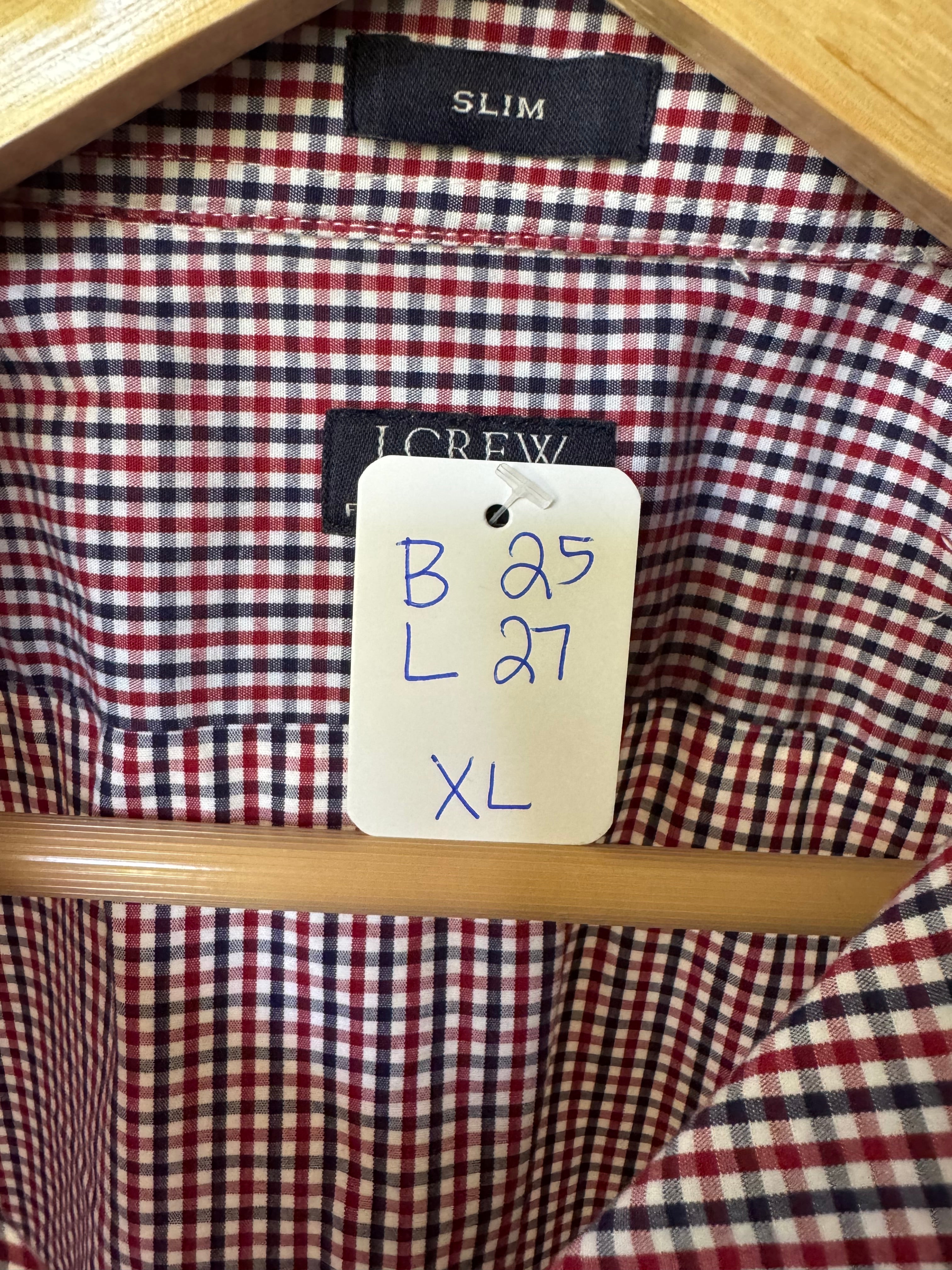 Red, White, Blue (denim too) - JCrew - Long Sleeve Size XL