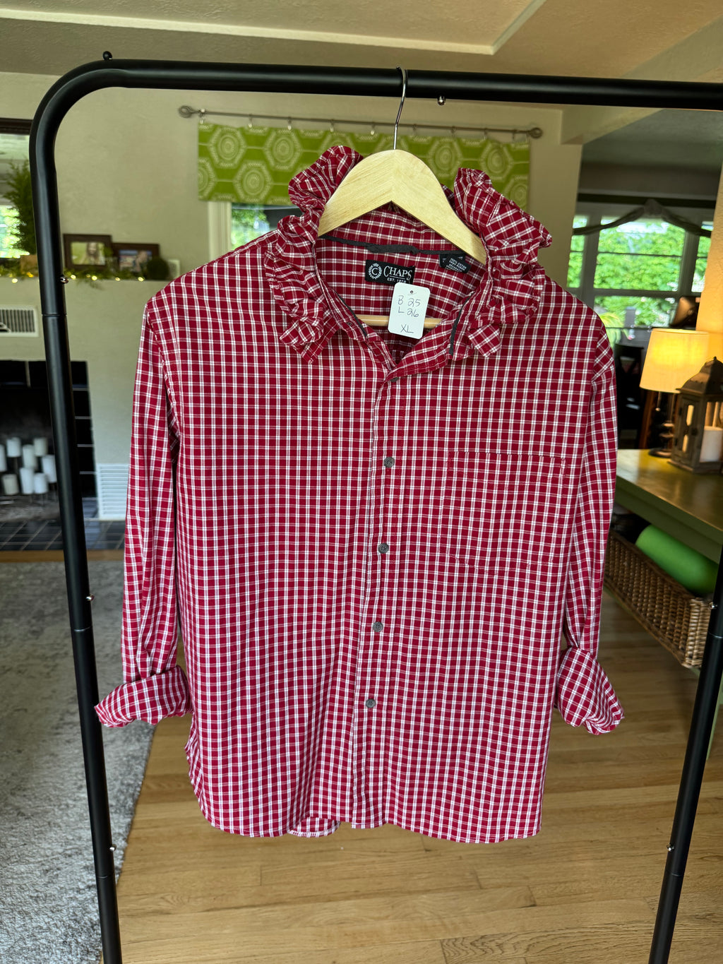 Red, White, Blue (denim too) - Chaps - Long Sleeve Size XL