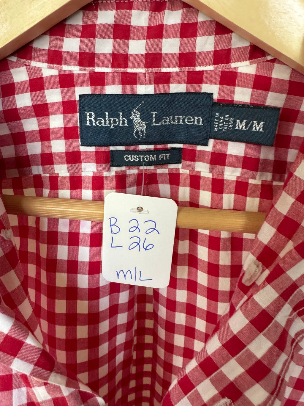 Red, White, Blue (denim too) - Ralph Lauren - Long Sleeve Size M/L