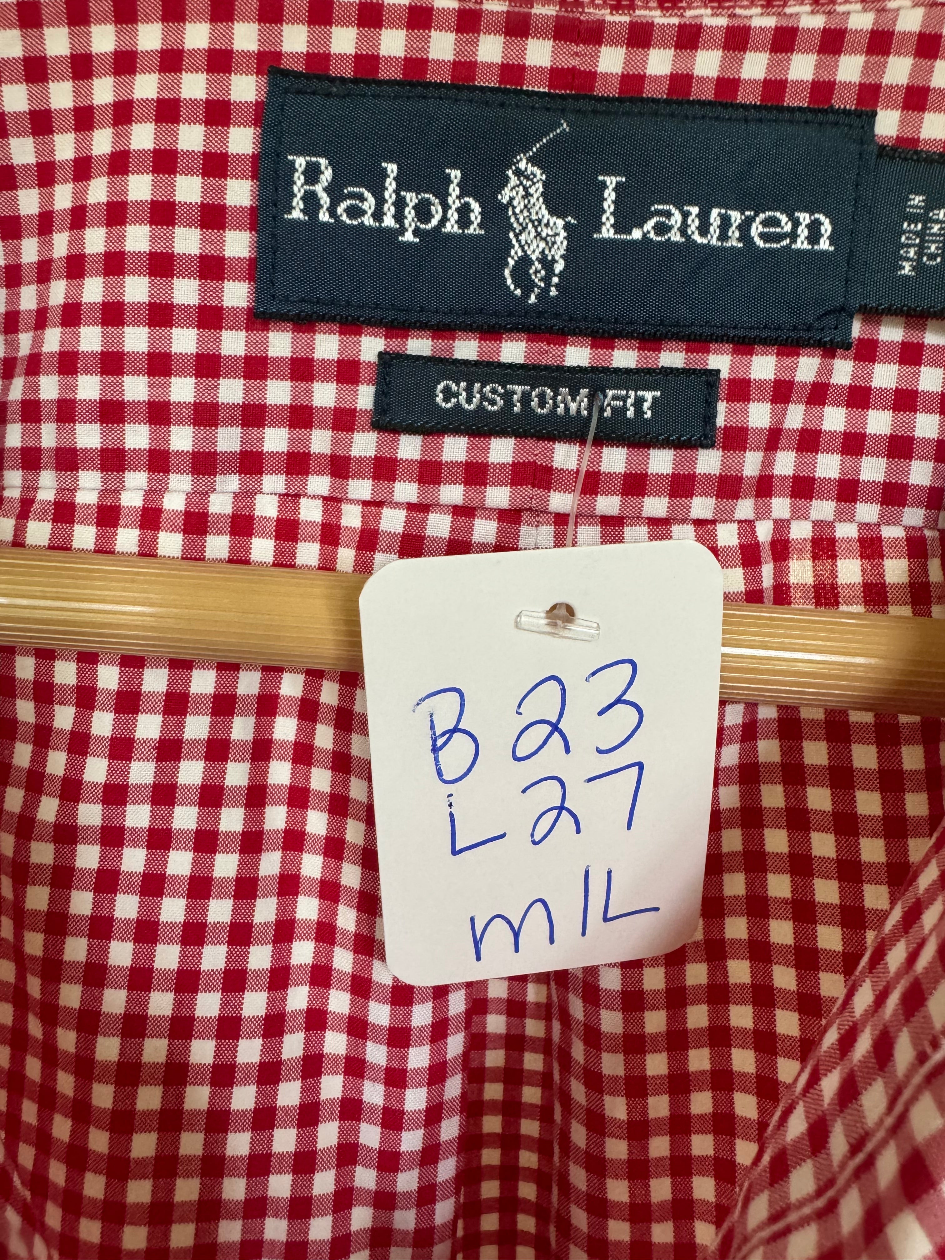 Red, White, Blue (denim too) - Ralph Lauren - Long Sleeve Size M/L