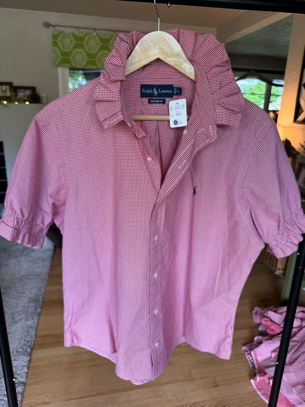 Red, White, Blue (denim too) - Ralph Lauren - Short Sleeve Size Large