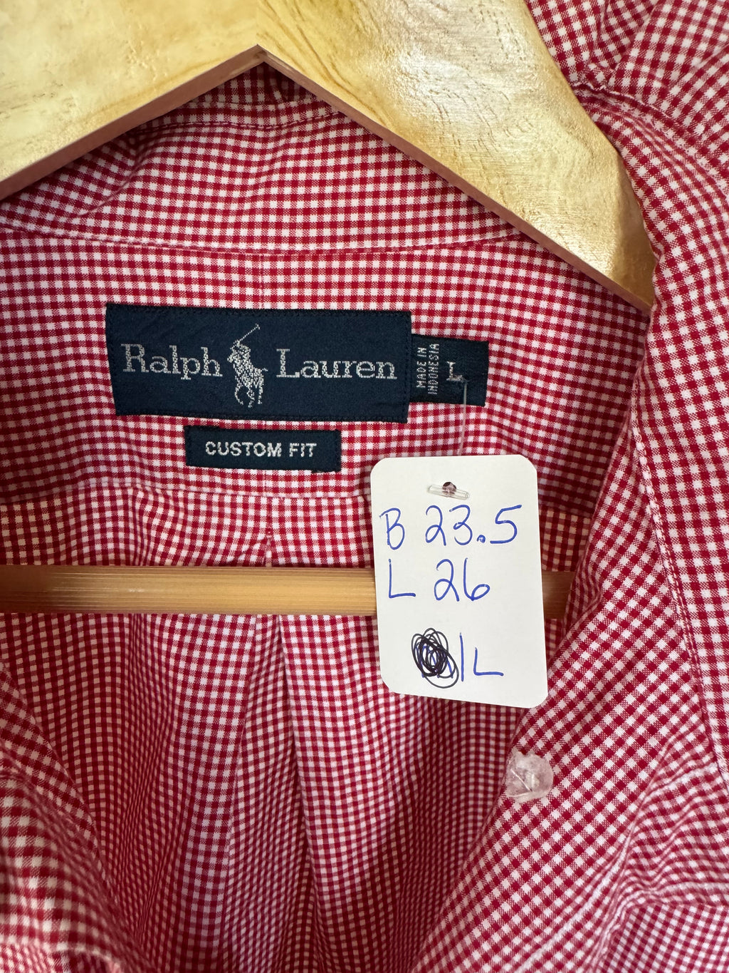 Red, White, Blue (denim too) - Ralph Lauren - Short Sleeve Size Large