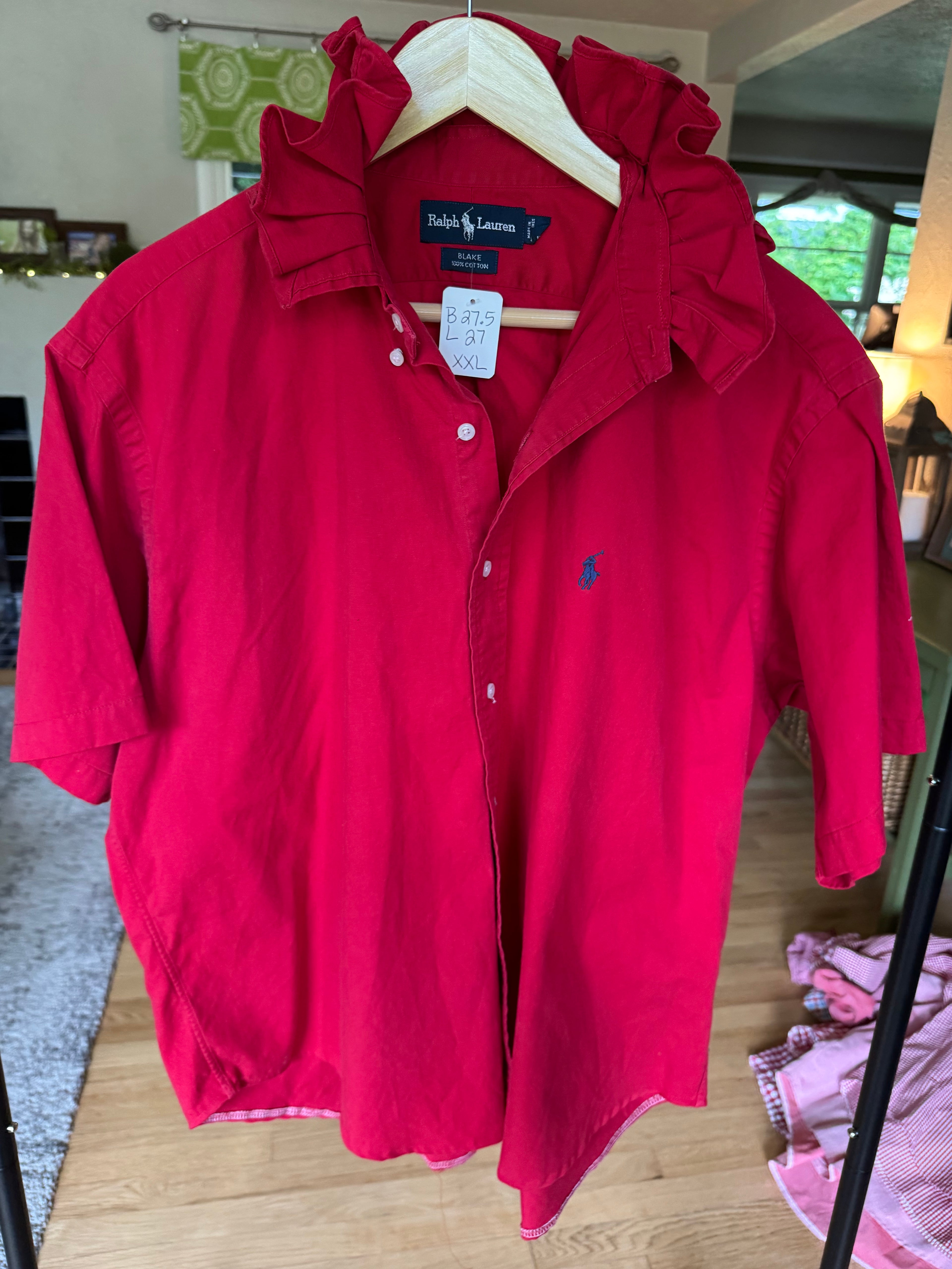 Red, White, Blue (denim too) - Ralph Lauren - Short Sleeve Size XXL
