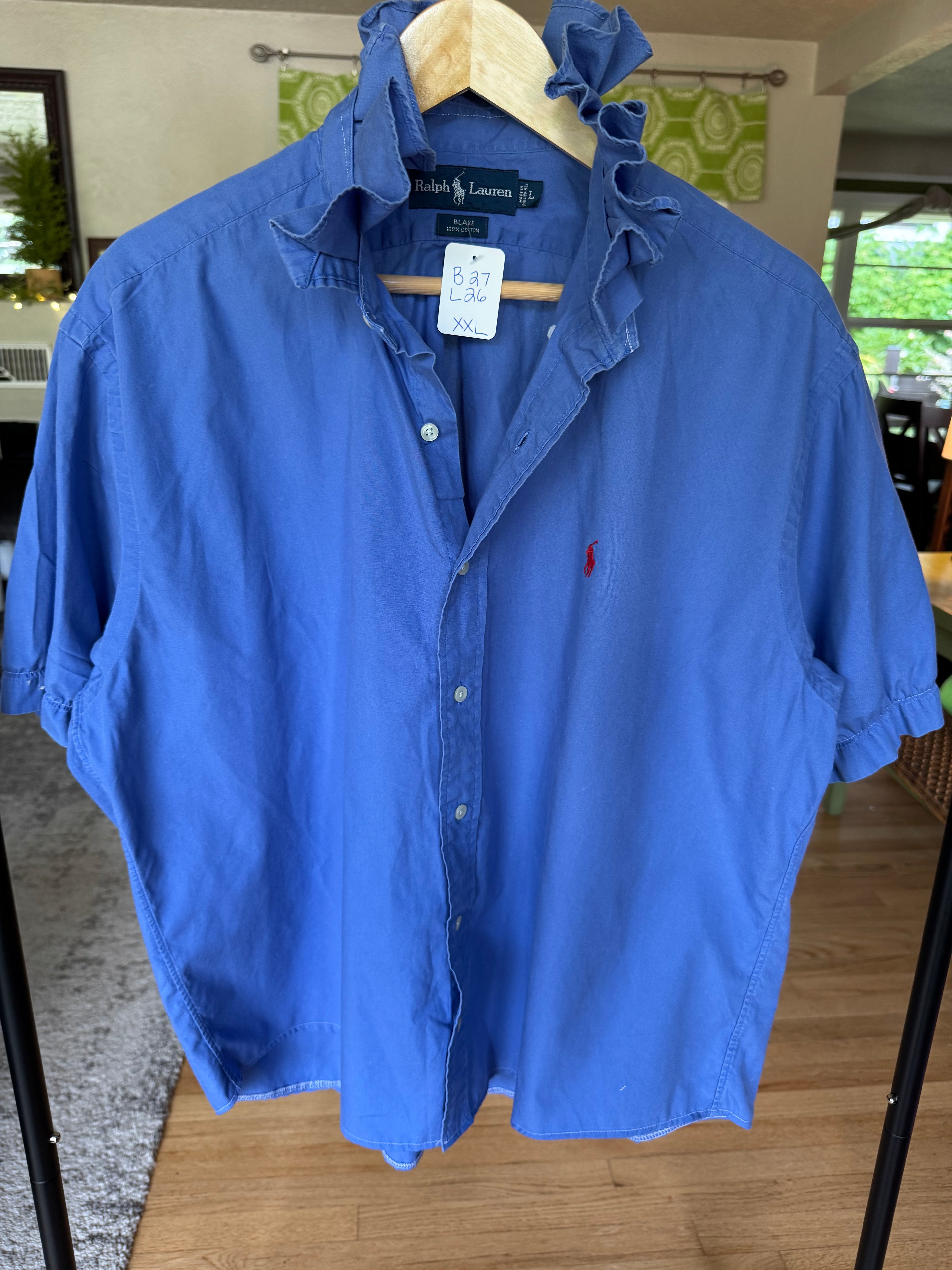 Red, White, Blue (denim too) - Ralph Lauren - Short Sleeve Size XXL