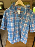 Red, White, Blue (denim too) - Wrangler - Short Sleeve Size Large