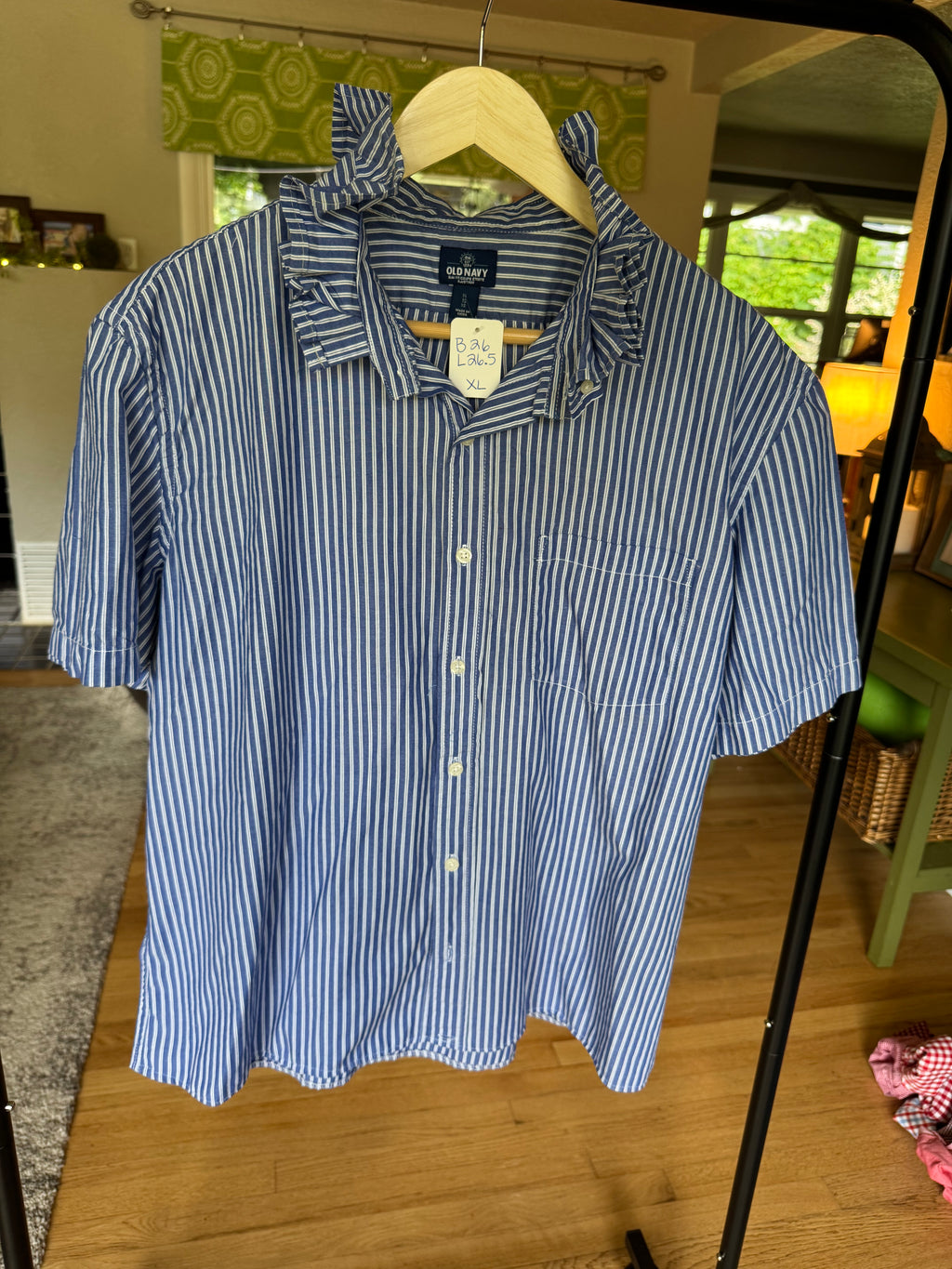Red, White, Blue (denim too) - Old Navy - Short Sleeve Size XL
