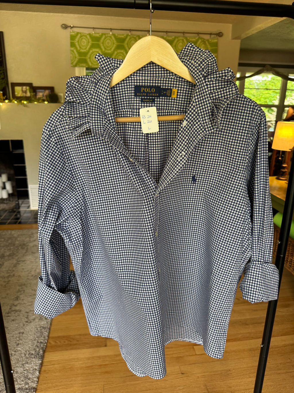 Red, White, Blue (denim too) - Ralph Lauren - Long Sleeve Size Large