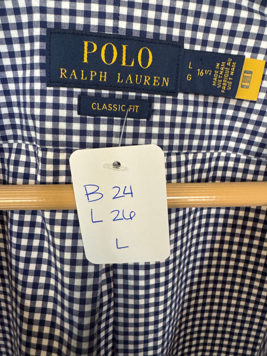 Red, White, Blue (denim too) - Ralph Lauren - Long Sleeve Size Large