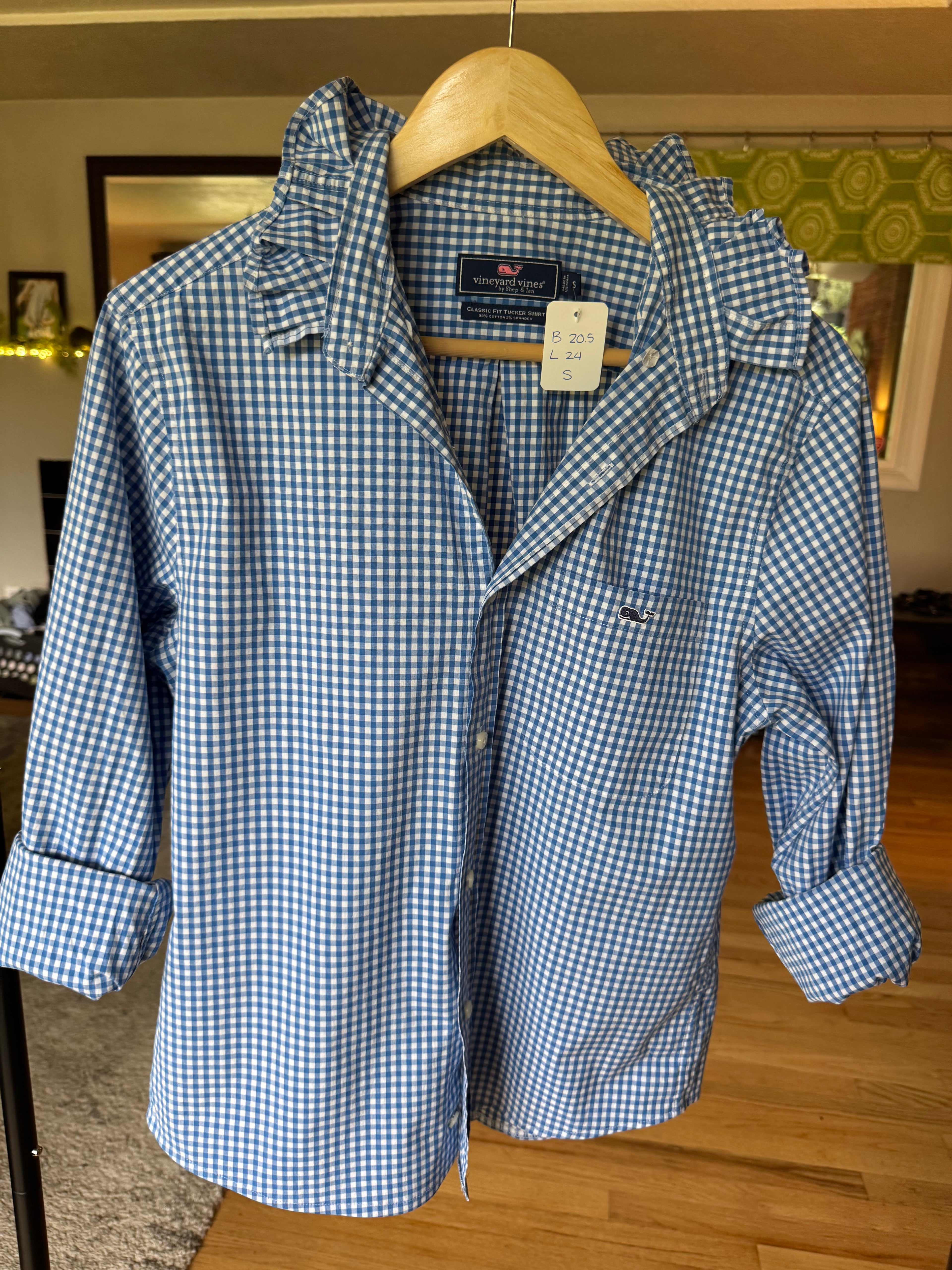 Red, White, Blue (denim too) - Vineyard Vines - Long Sleeve Size Small