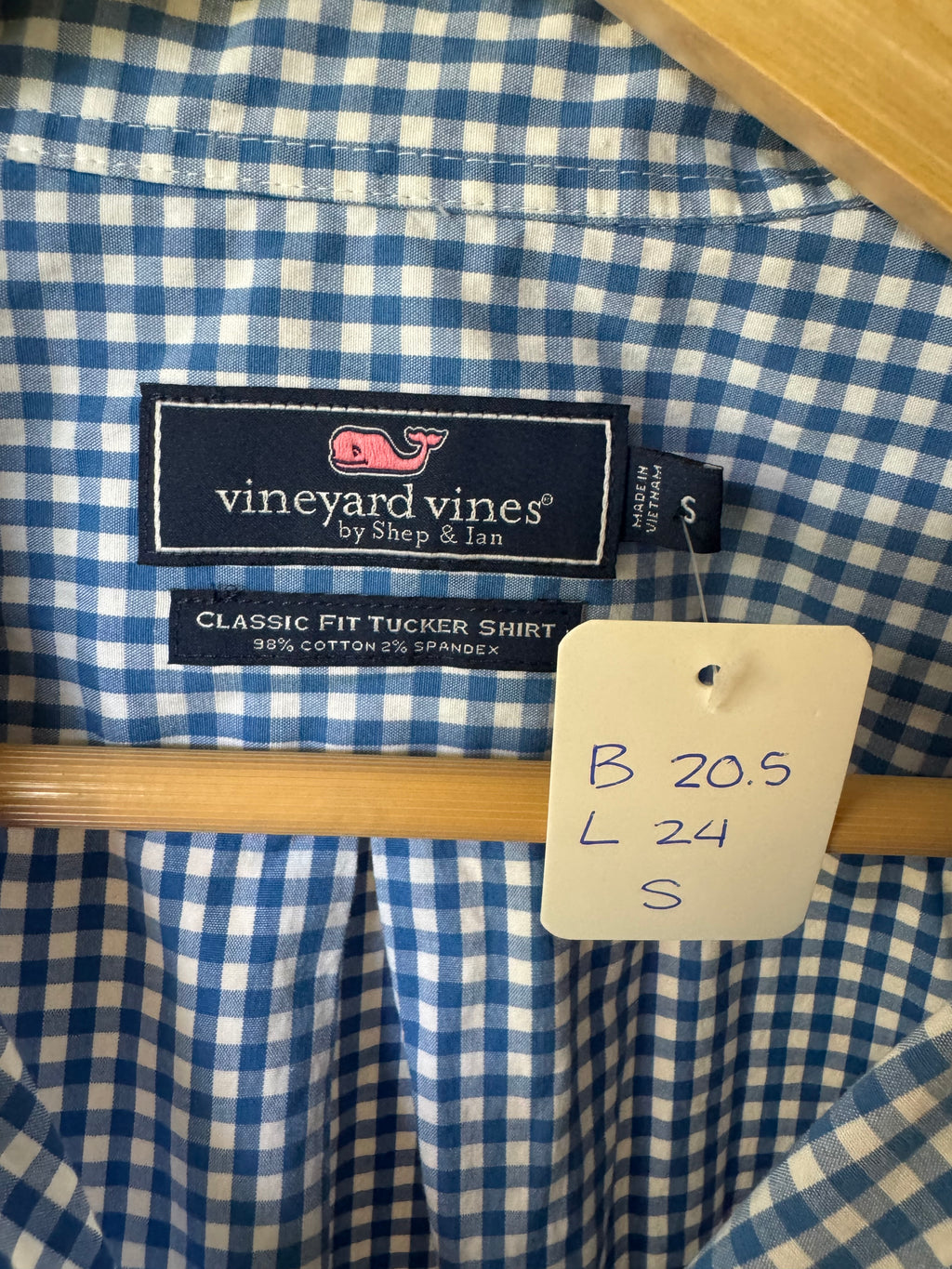 Red, White, Blue (denim too) - Vineyard Vines - Long Sleeve Size Small