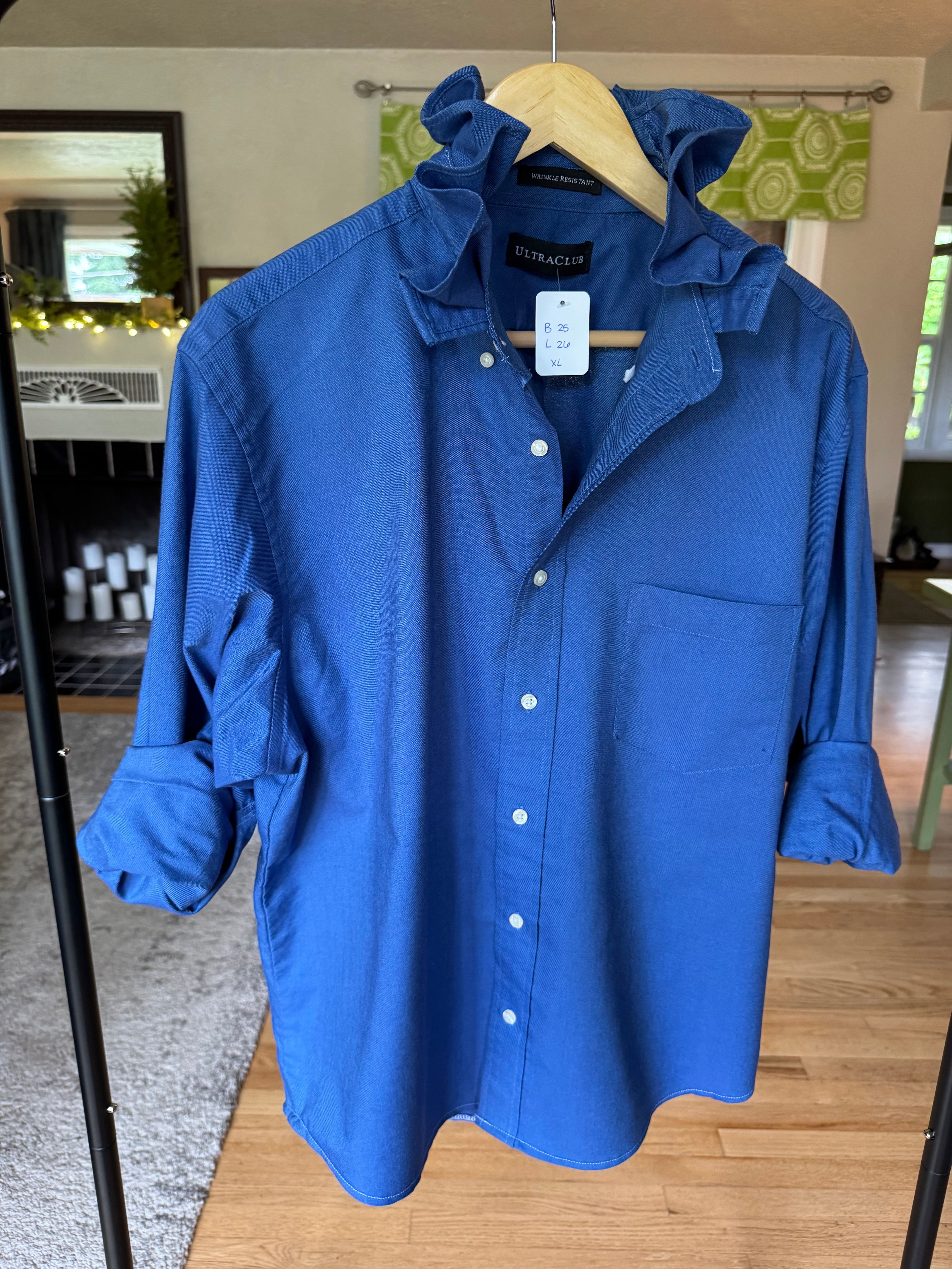 Red, White, Blue (denim too) - Ultraclub - Long Sleeve Size XL