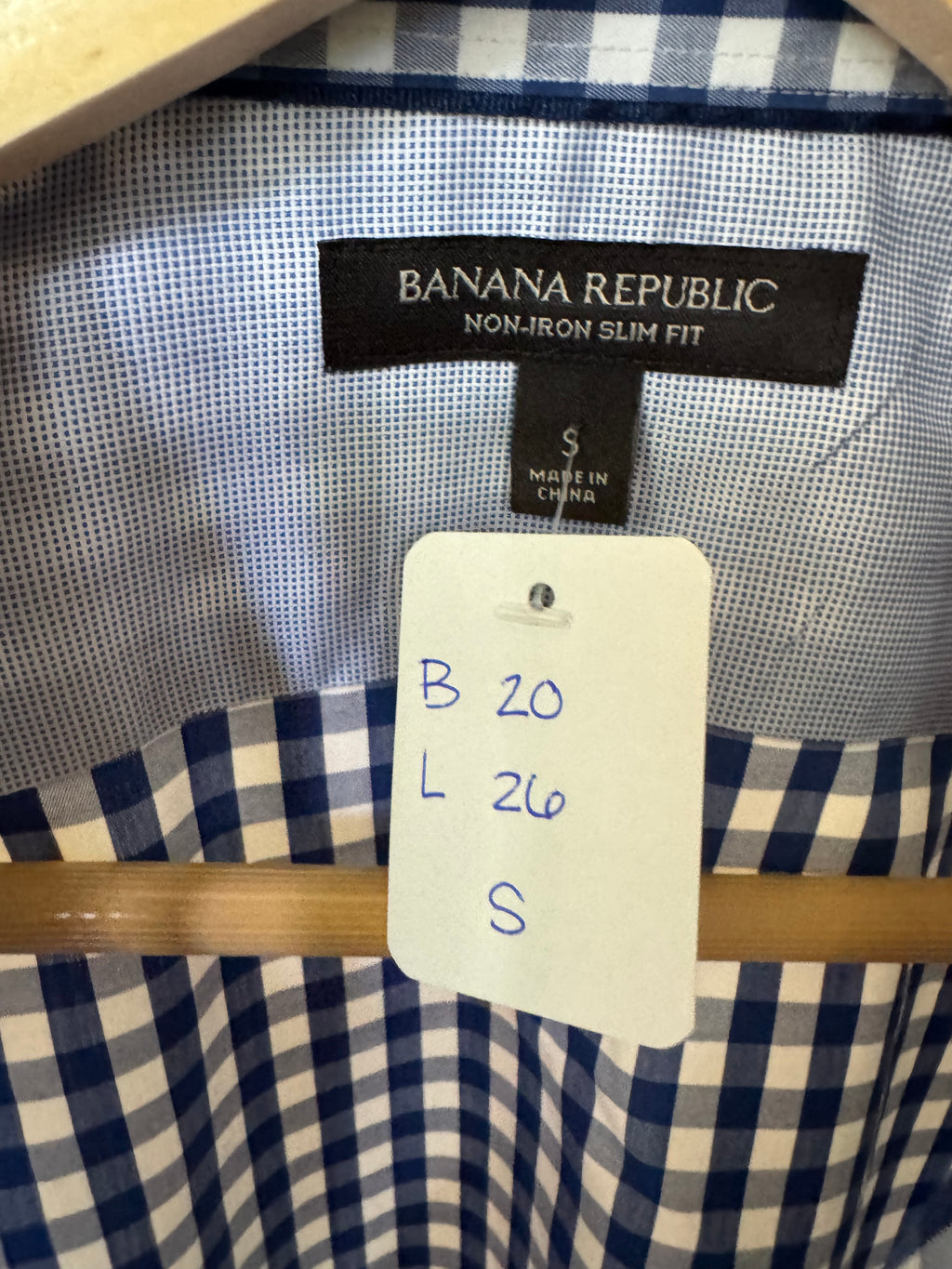 Red, White, Blue (denim too) - Banana Republic - Long Sleeve Size Small