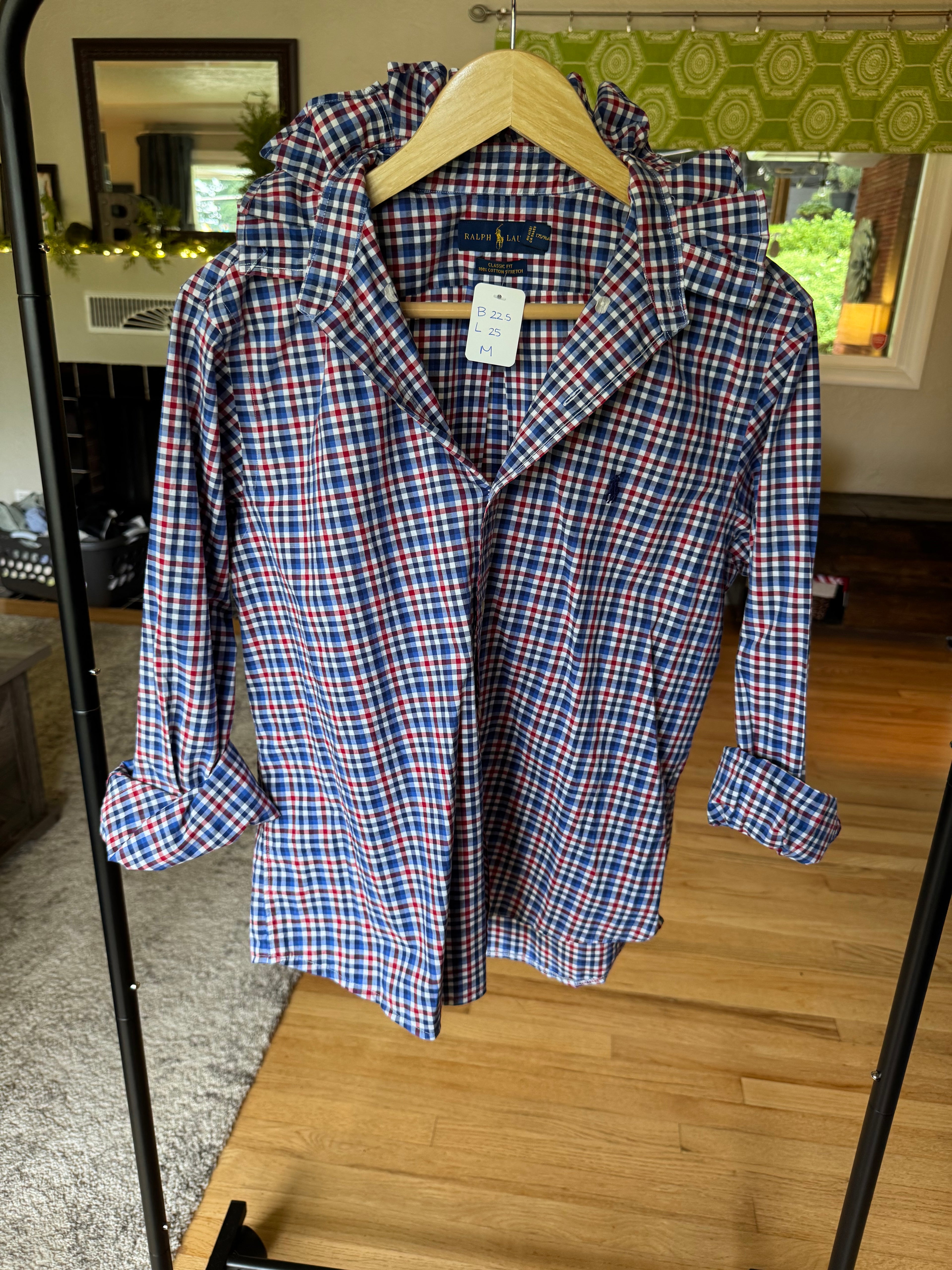 Red, White, Blue (denim too) - Ralph Lauren - Long Sleeve Size Large