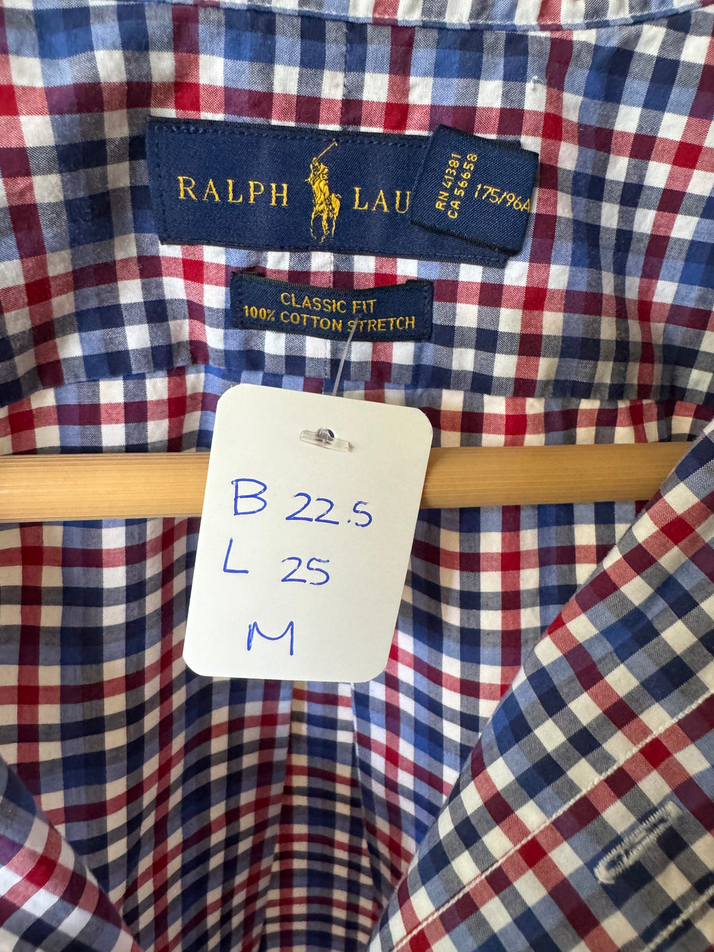 Red, White, Blue (denim too) - Ralph Lauren - Long Sleeve Size Large