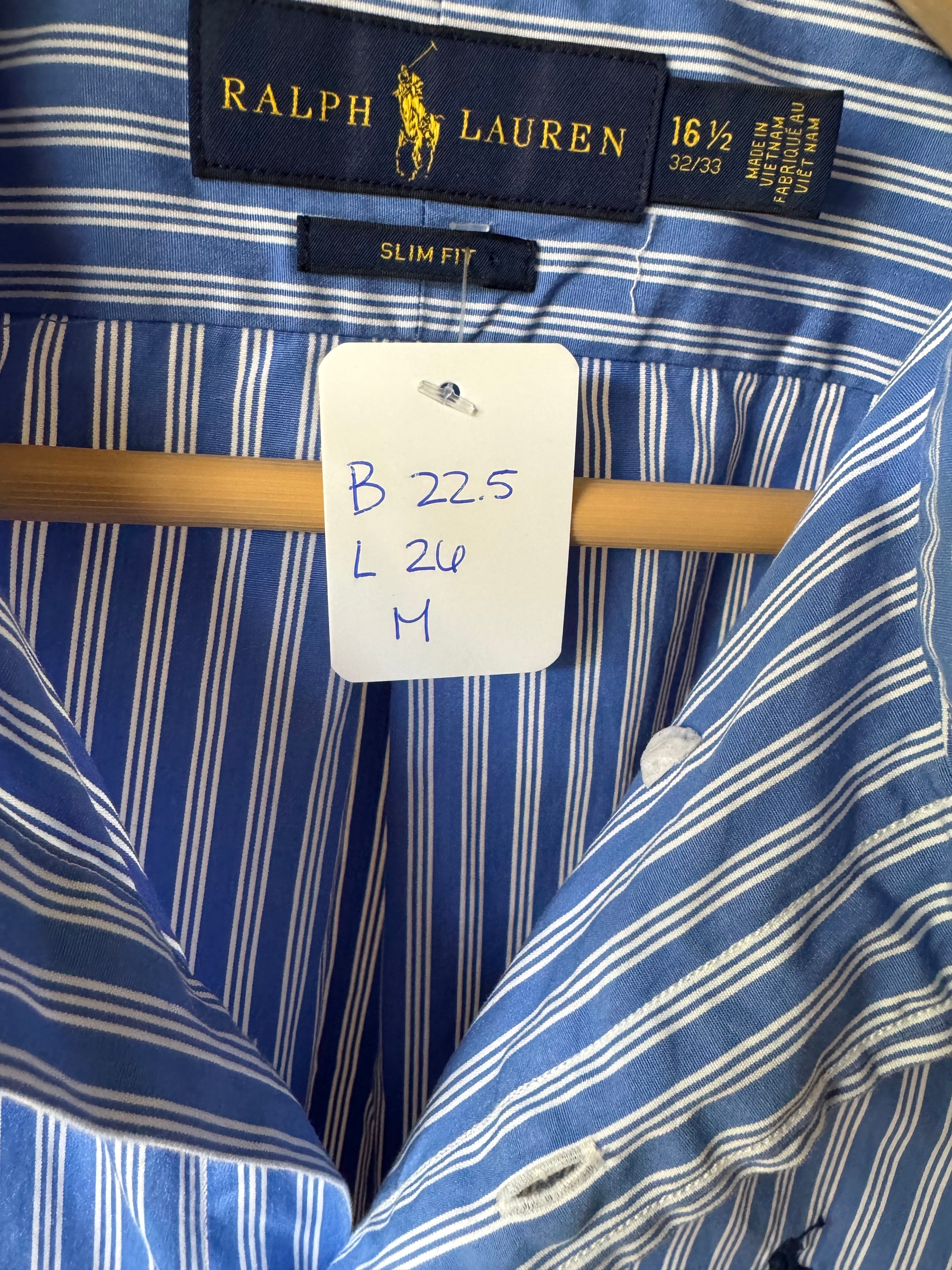 Red, White, Blue (denim too) - Ralph Lauren - Long Sleeve Size Medium