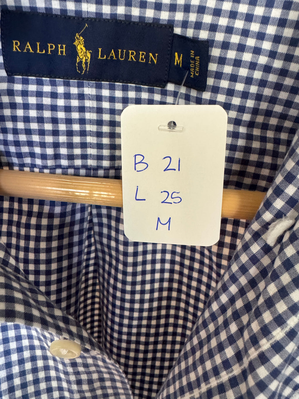 Red, White, Blue (denim too) - Ralph Lauren - Long Sleeve Size Medium
