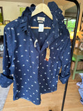 Red, White, Blue (denim too) - Penguin - Long Sleeve Size Medium