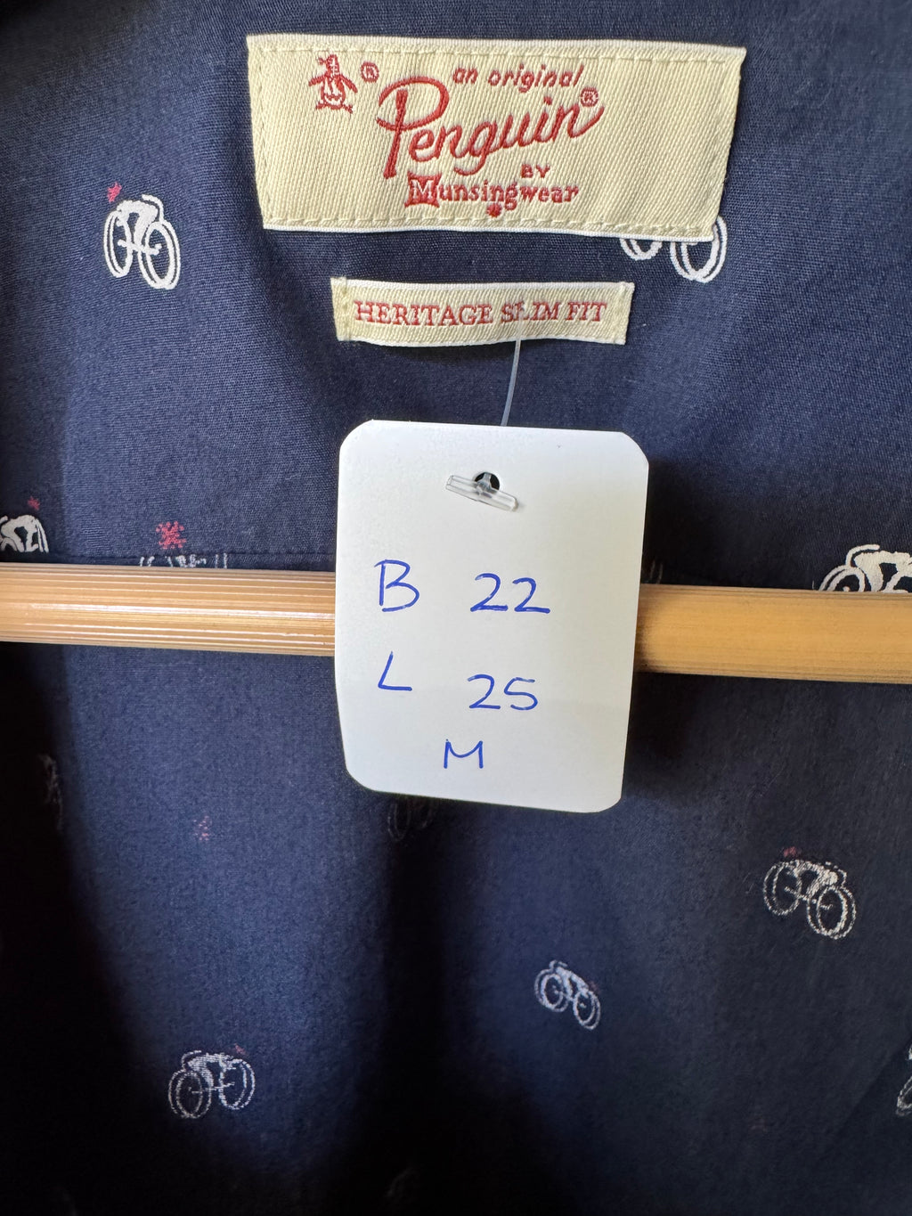 Red, White, Blue (denim too) - Penguin - Long Sleeve Size Medium