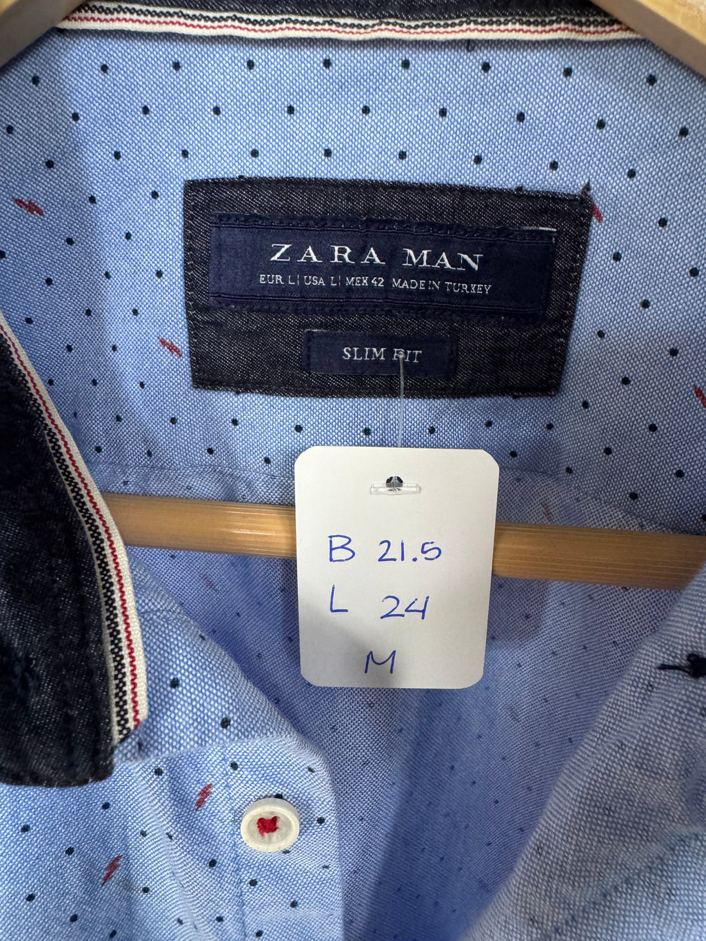 Red, White, Blue (denim too) - Zara - Long Sleeve Size Medium