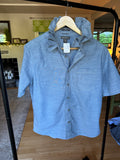 Red, White, Blue (denim too) - Eddie Bauer - Short Sleeve Size Medium
