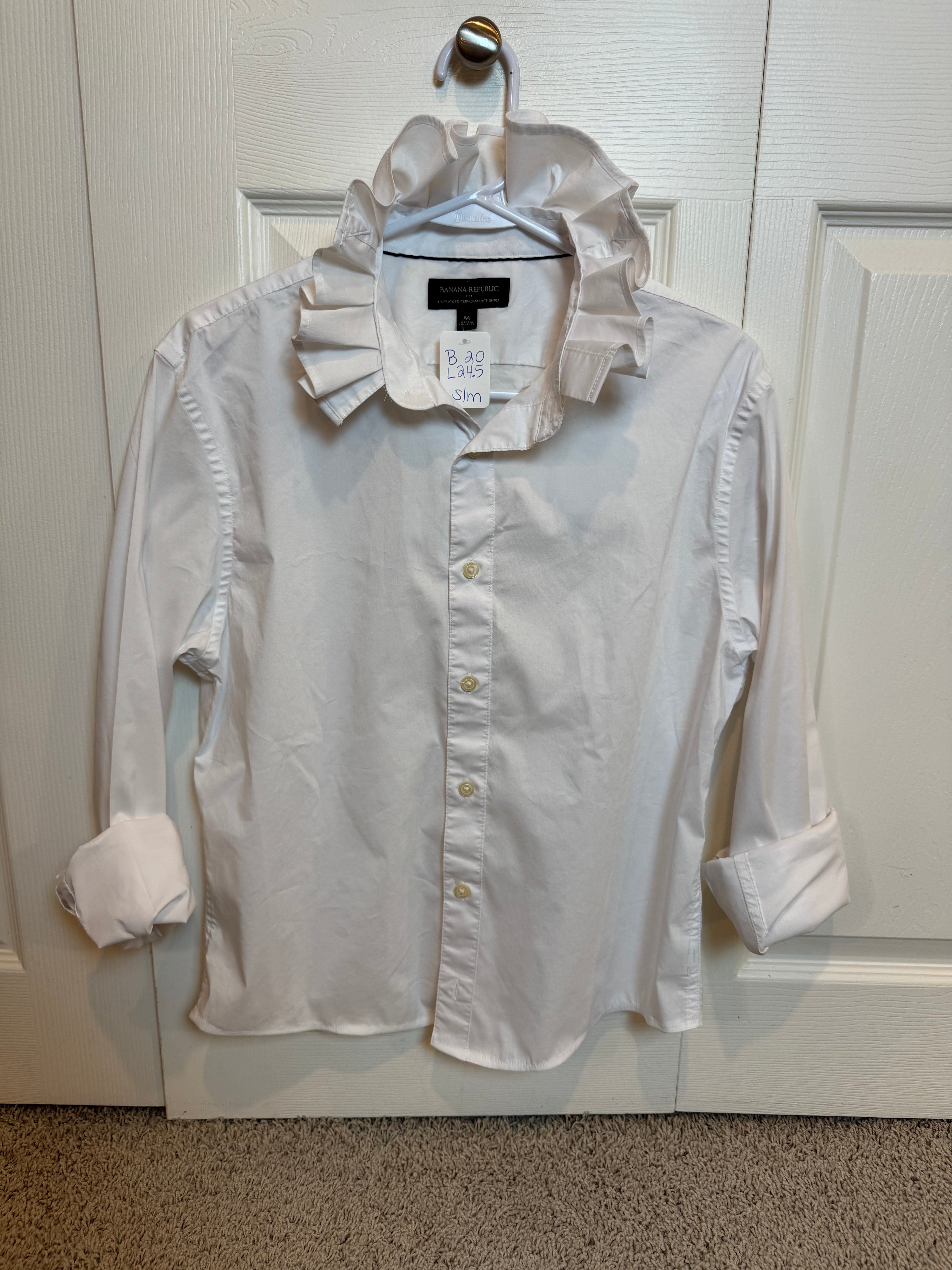 Red, White, Blue (denim too) - Banana Republic - Long Sleeve Size Small/Medium