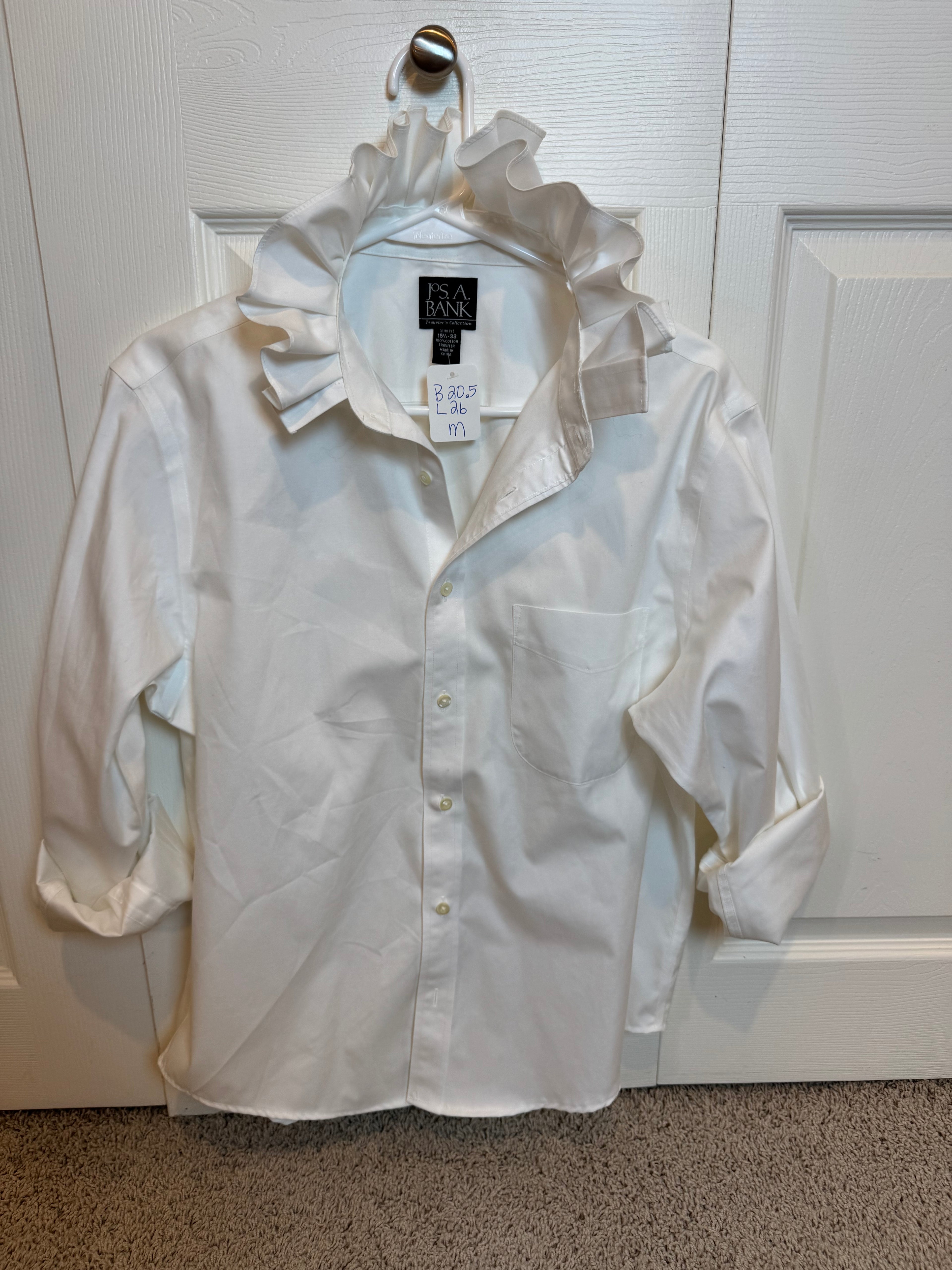 Red, White, Blue (denim too) - Jos A Bank - Long Sleeve Size Medium