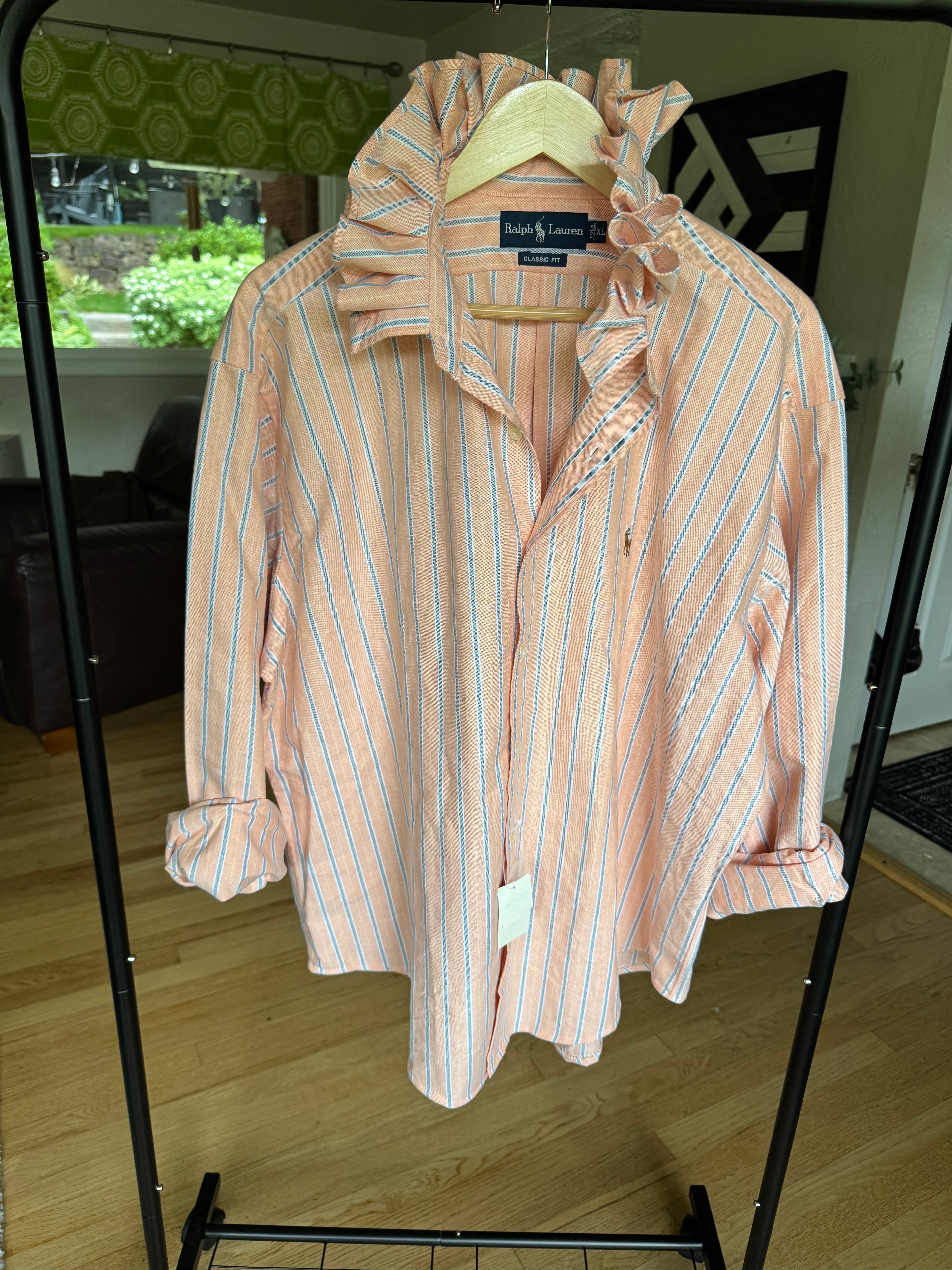 Summer 2026 Collection - Brand New Ralph Lauren - Orange and Blue Stripes - XXL