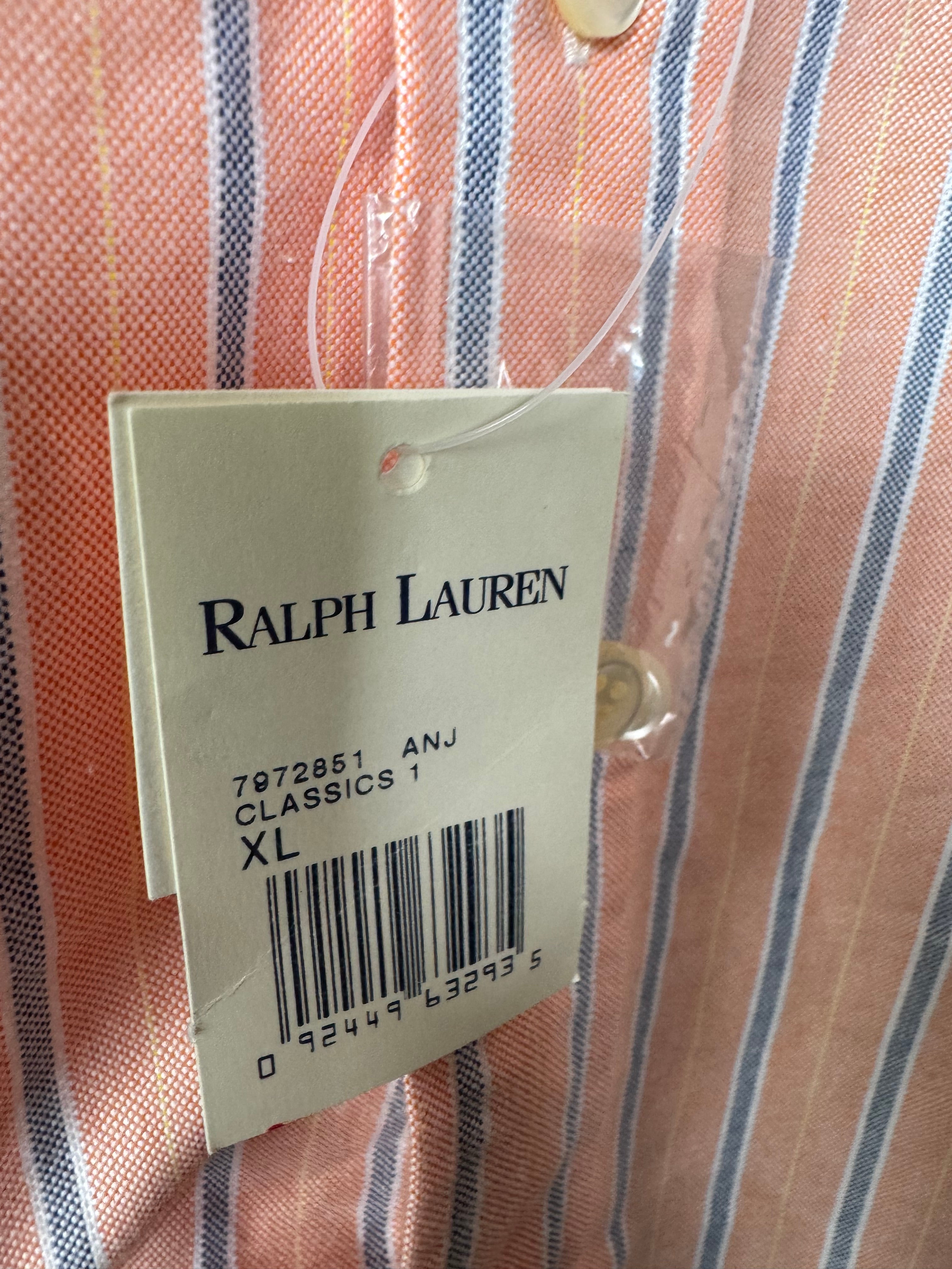Summer 2026 Collection - Brand New Ralph Lauren - Orange and Blue Stripes - XXL