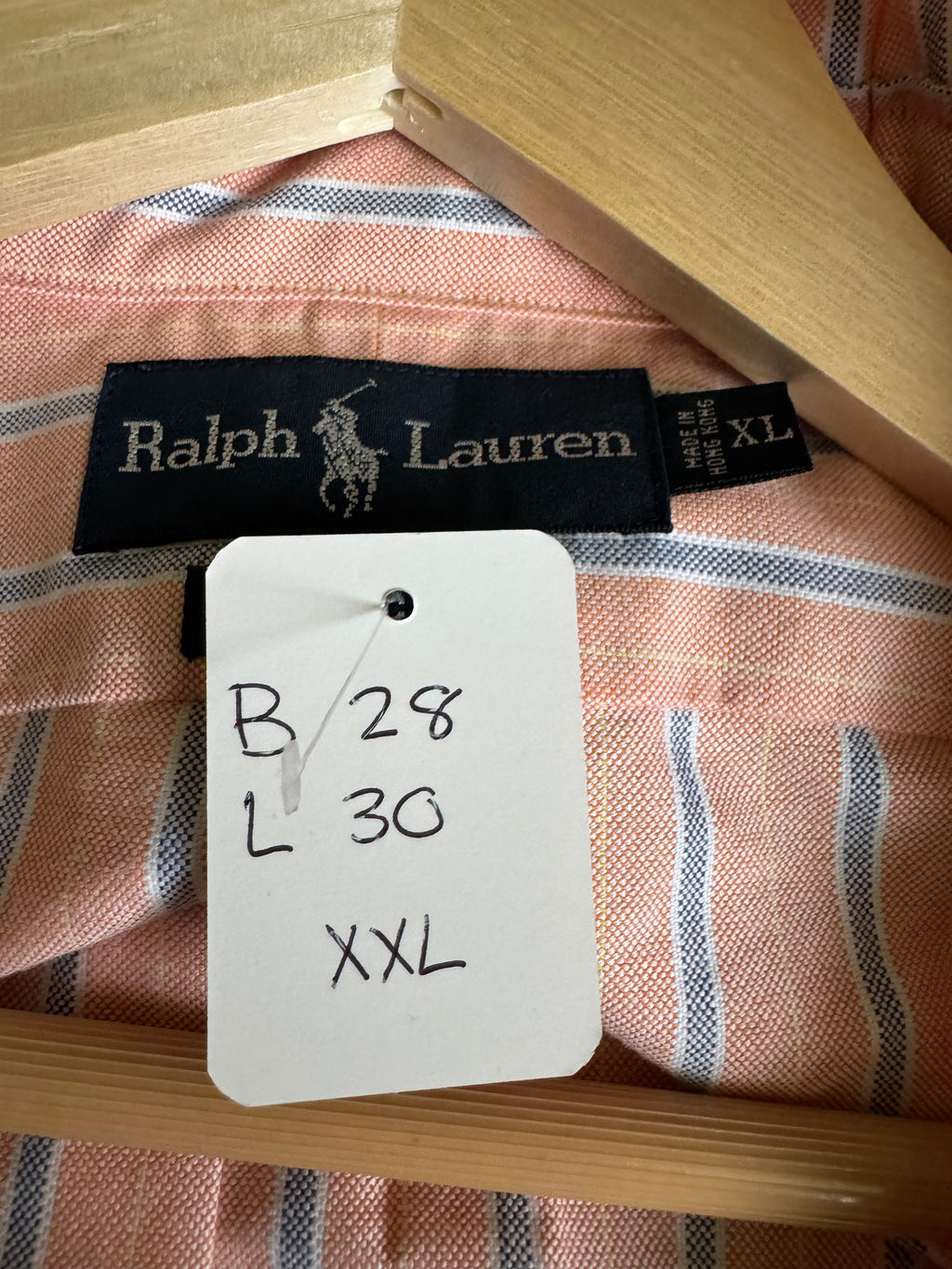 Summer 2026 Collection - Brand New Ralph Lauren - Orange and Blue Stripes - XXL