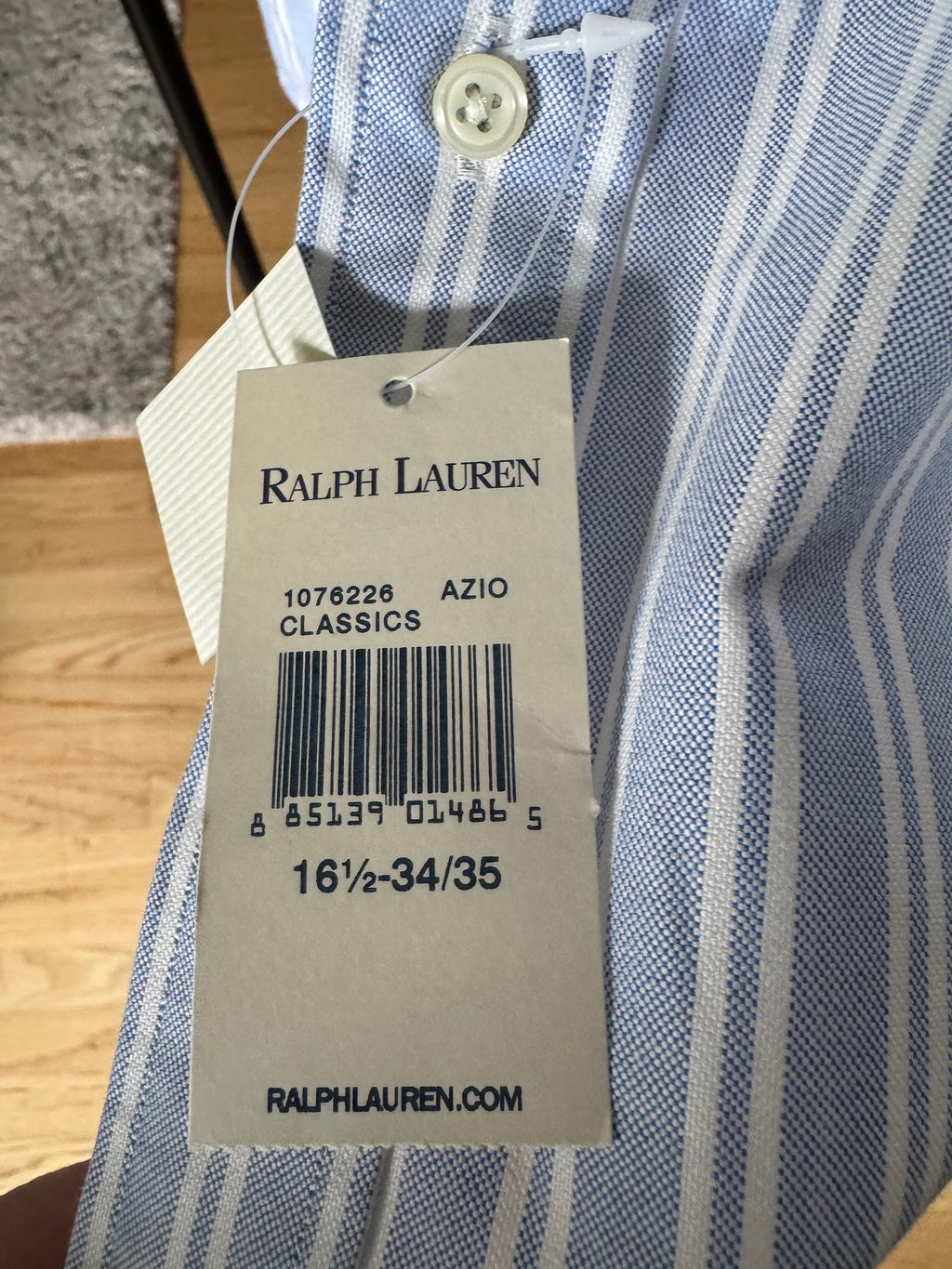 Summer 2026 Collection - Brand New Ralph Lauren - Blue and White Stripes - XL