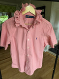 Summer 2026 Collection - Ralph Lauren - Orangey Red Gingham - Short Sleeve  - Medium