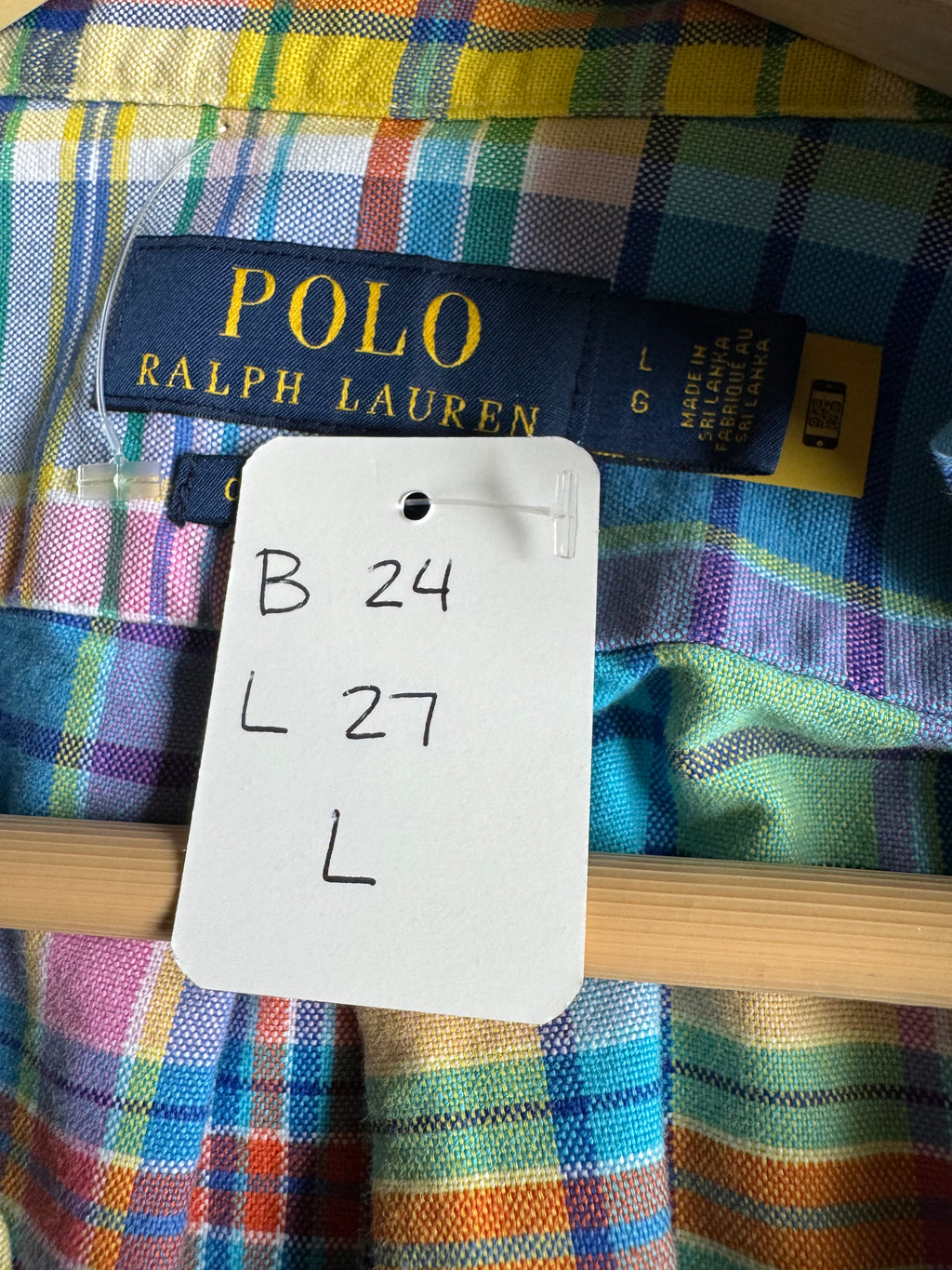 Summer 2026 Collection - Ralph Lauren - Multi Color Plaid - Large