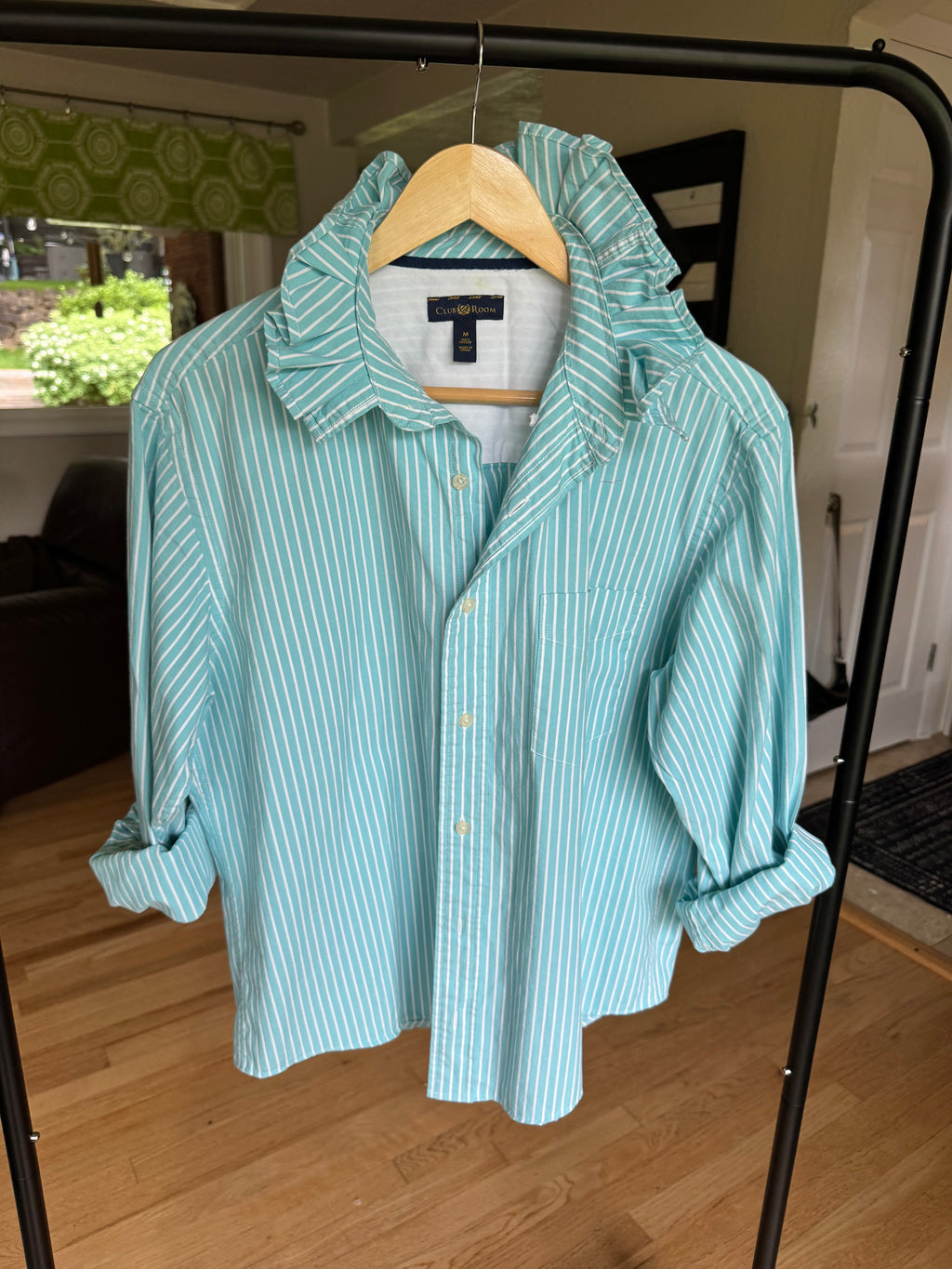 Summer 2026 Collection - Club Room - Turquoise Stripe- Medium/Large