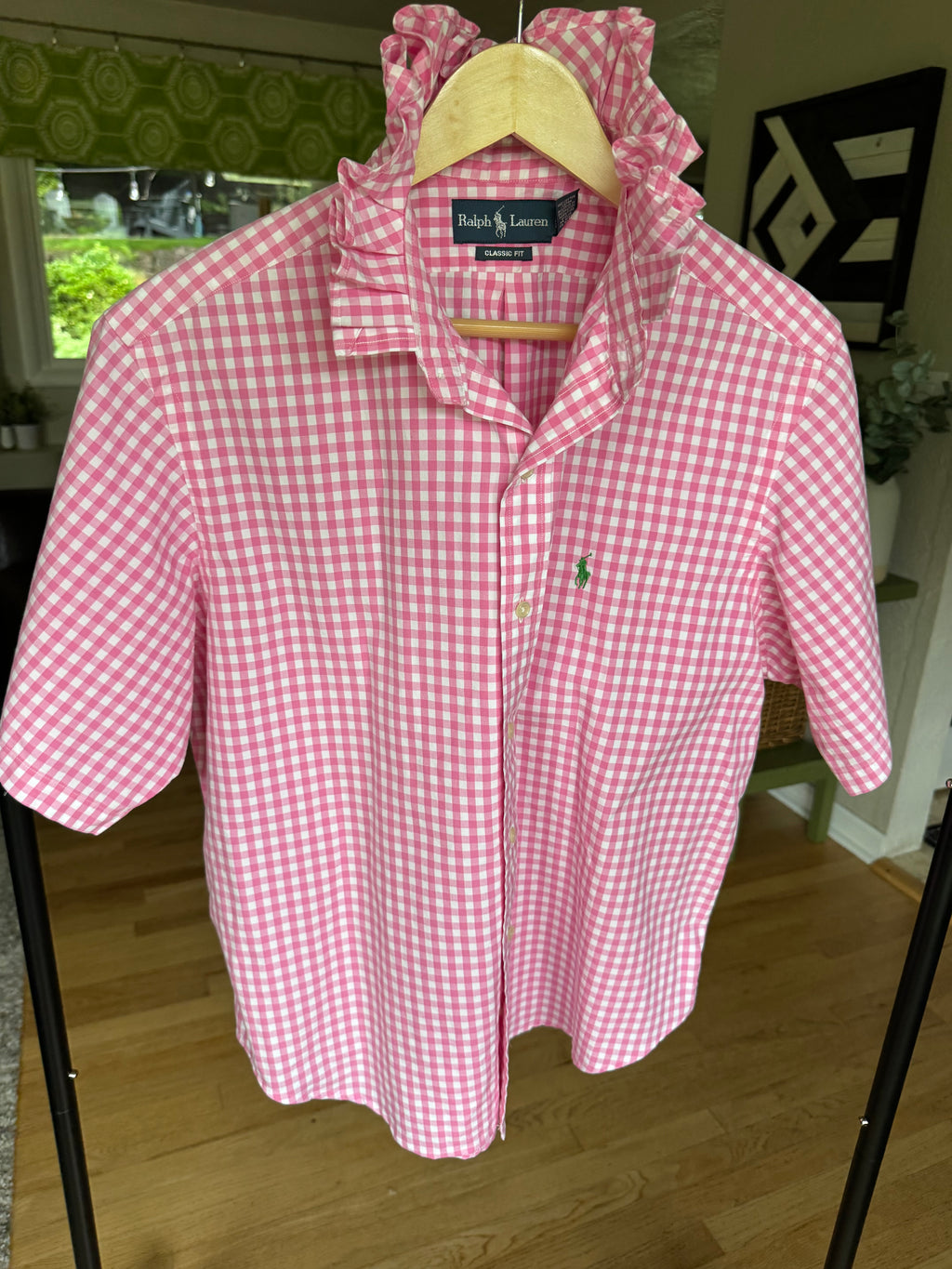 Summer 2026 Collection - Ralph Lauren - Pink Gingham - Short Sleeve - XL