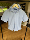 Summer 2026 Collection - Ralph Lauren - lt blue gingham - short sleeve -XS/S