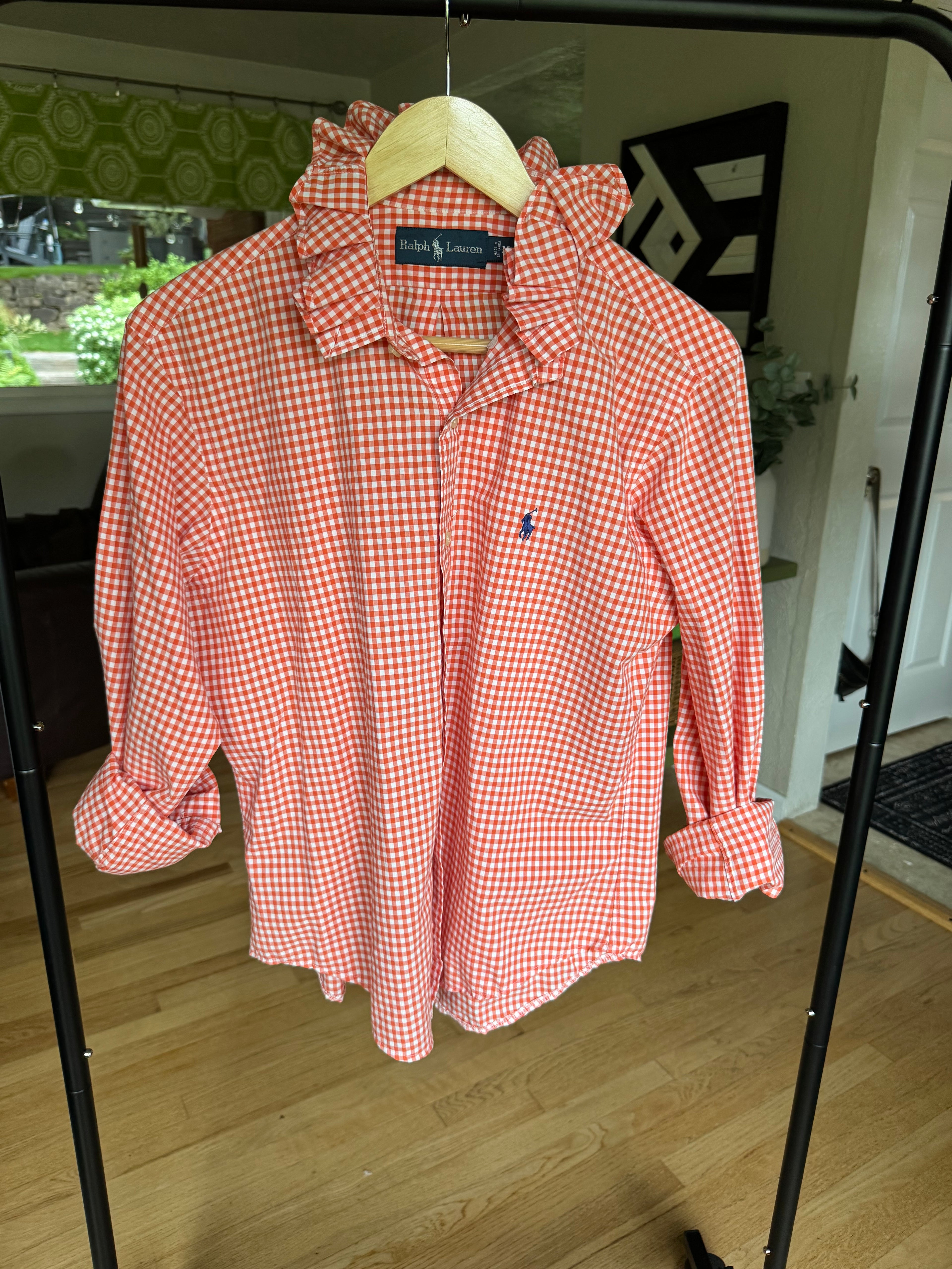 Summer 2026 Collection - Ralph Lauren -Orange Gingham - Medium