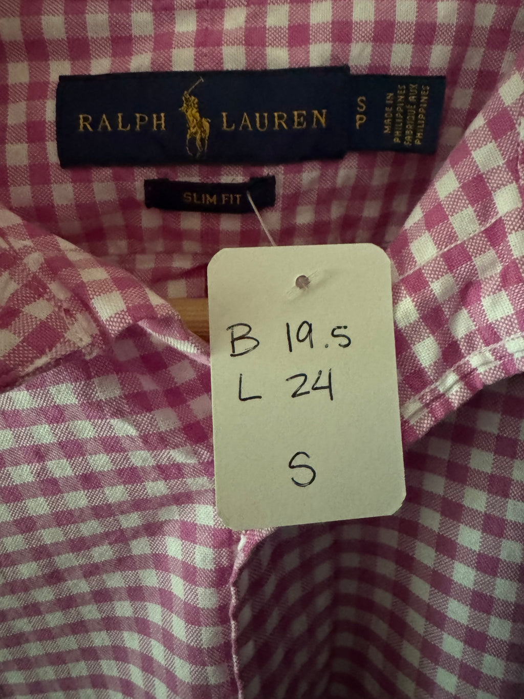 Summer 2026 Collection - Ralph Lauren - Pink Gingham - Small