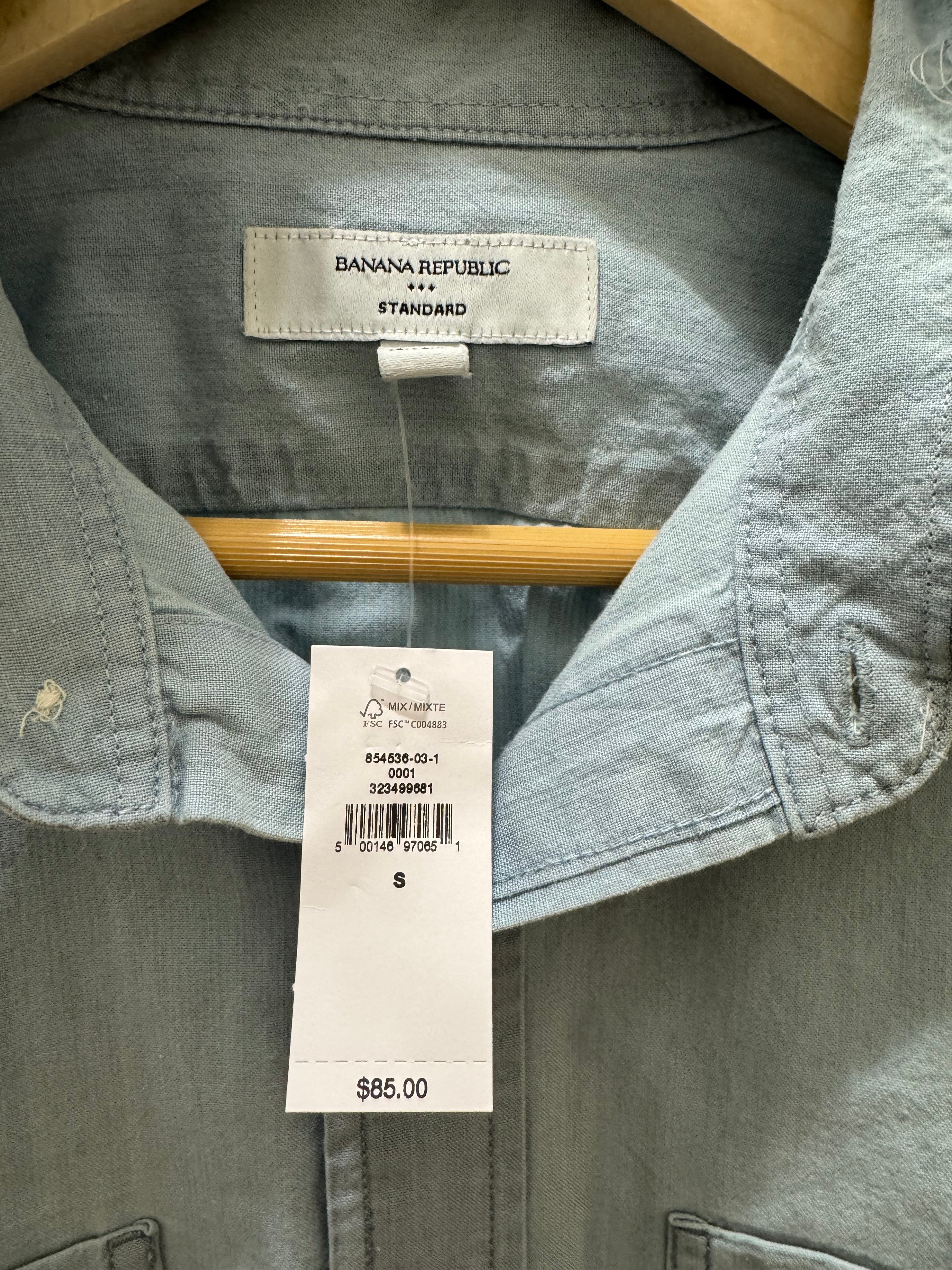 Brand New Banana Republic Denim Shirt  - Light Wash