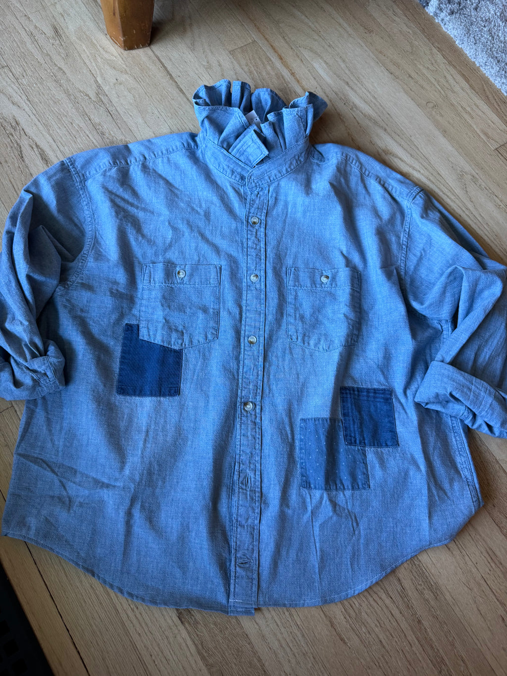 Brand New Banana Republic Denim Patchwork  - Size XL