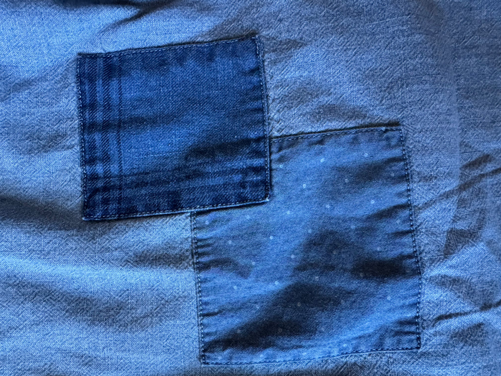 Brand New Banana Republic Denim Patchwork  - Size XL